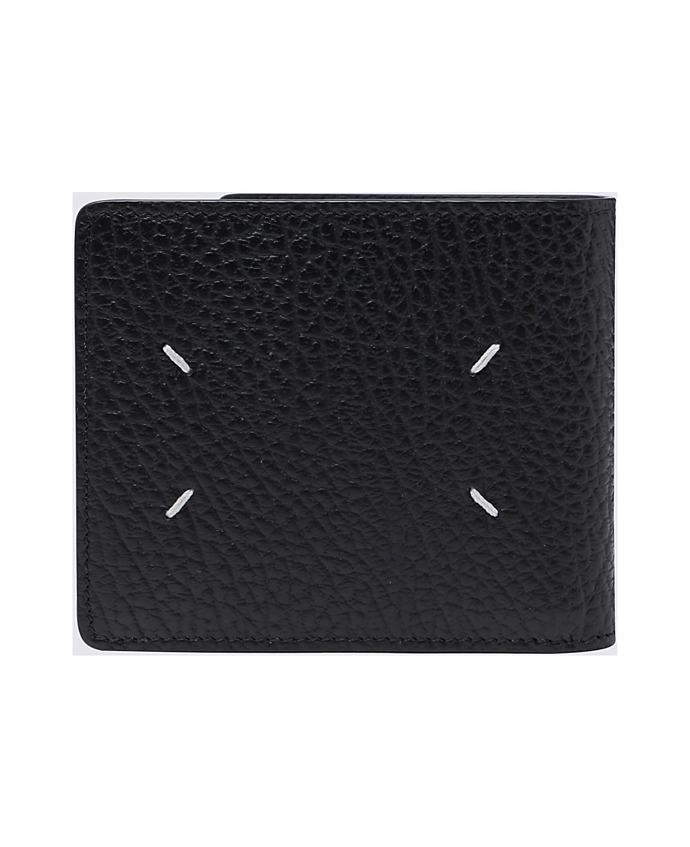 Maison Margiela Black Leather Wallet - Black