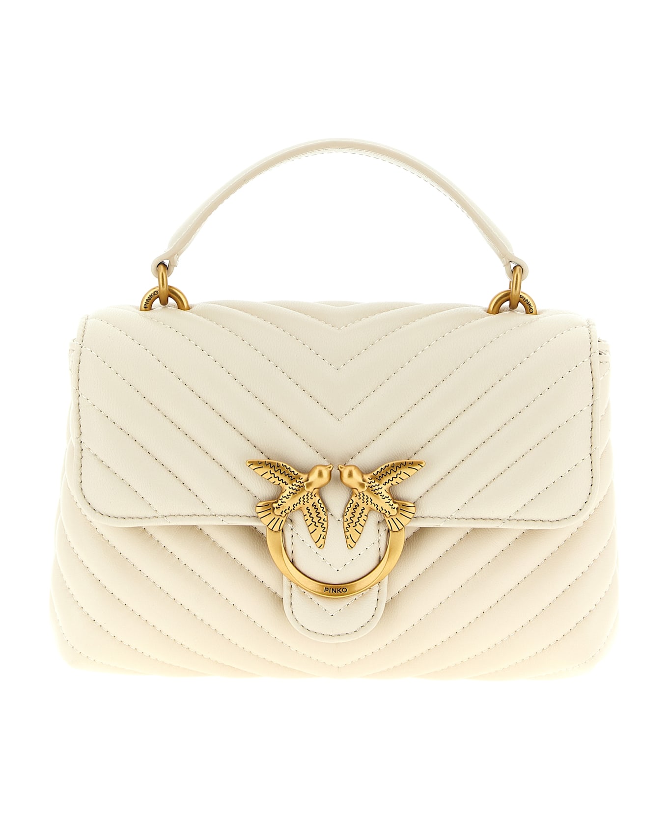 Pinko 'mini Lady Love Puff' Handbag - White