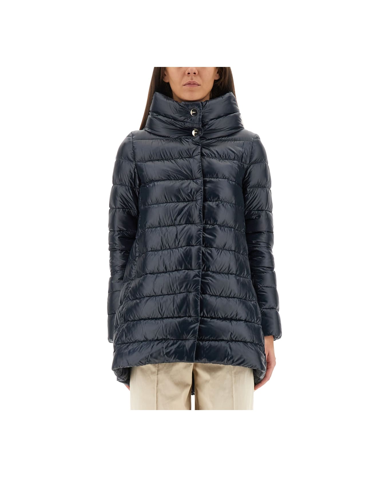 Herno Down Jacket "a-shape Amelia" - BLUE