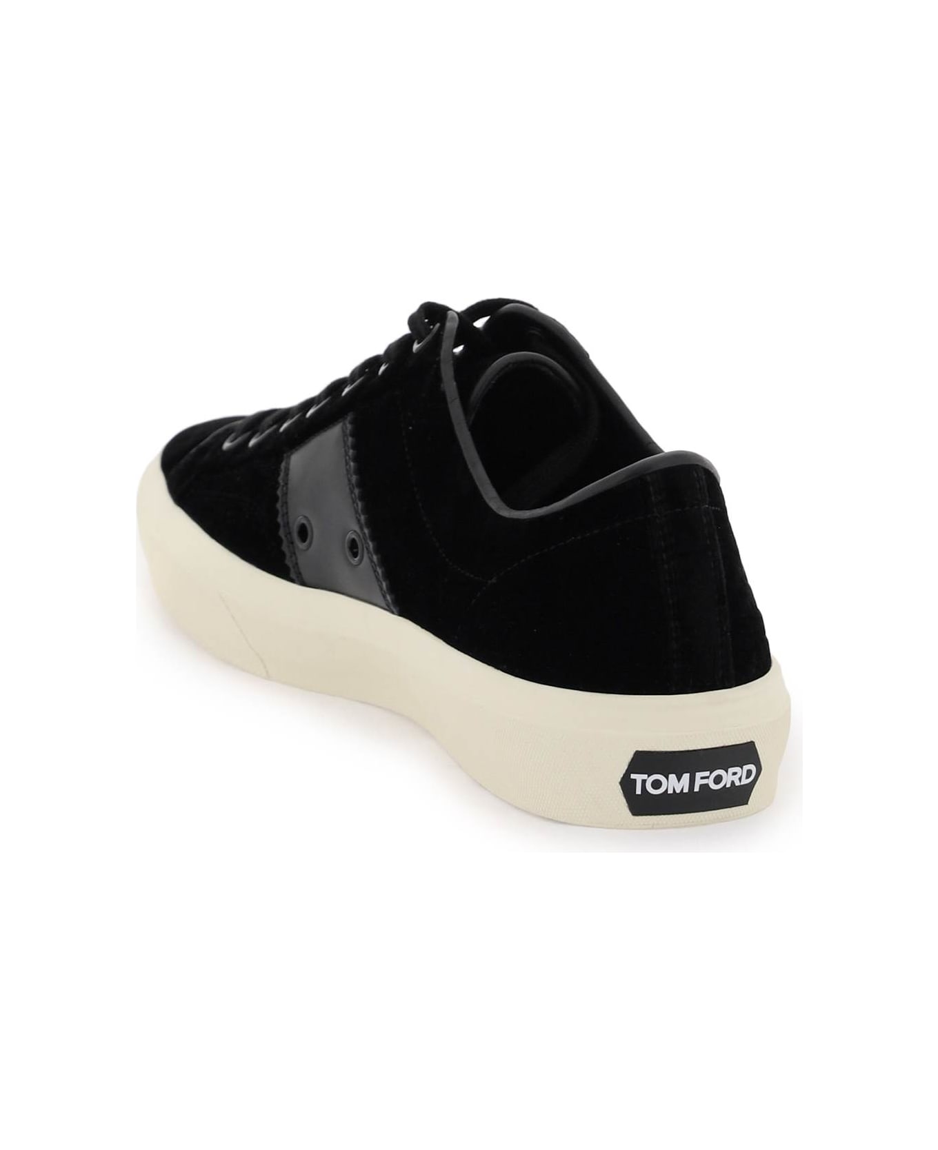 Tom Ford Cambridge Sneakers - BLACK CREAM (Black)