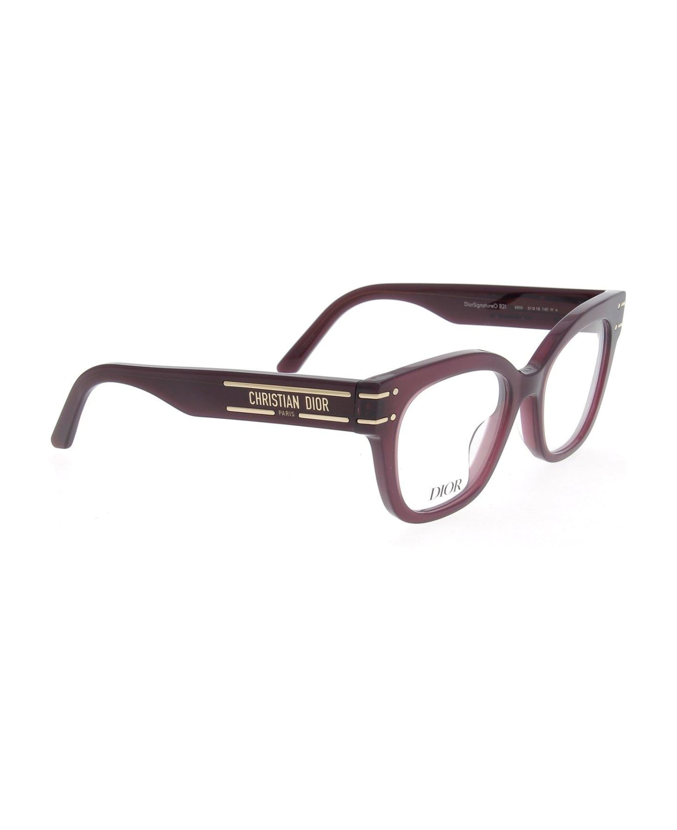 Dior Eyewear Round Frame Glasses - 6000