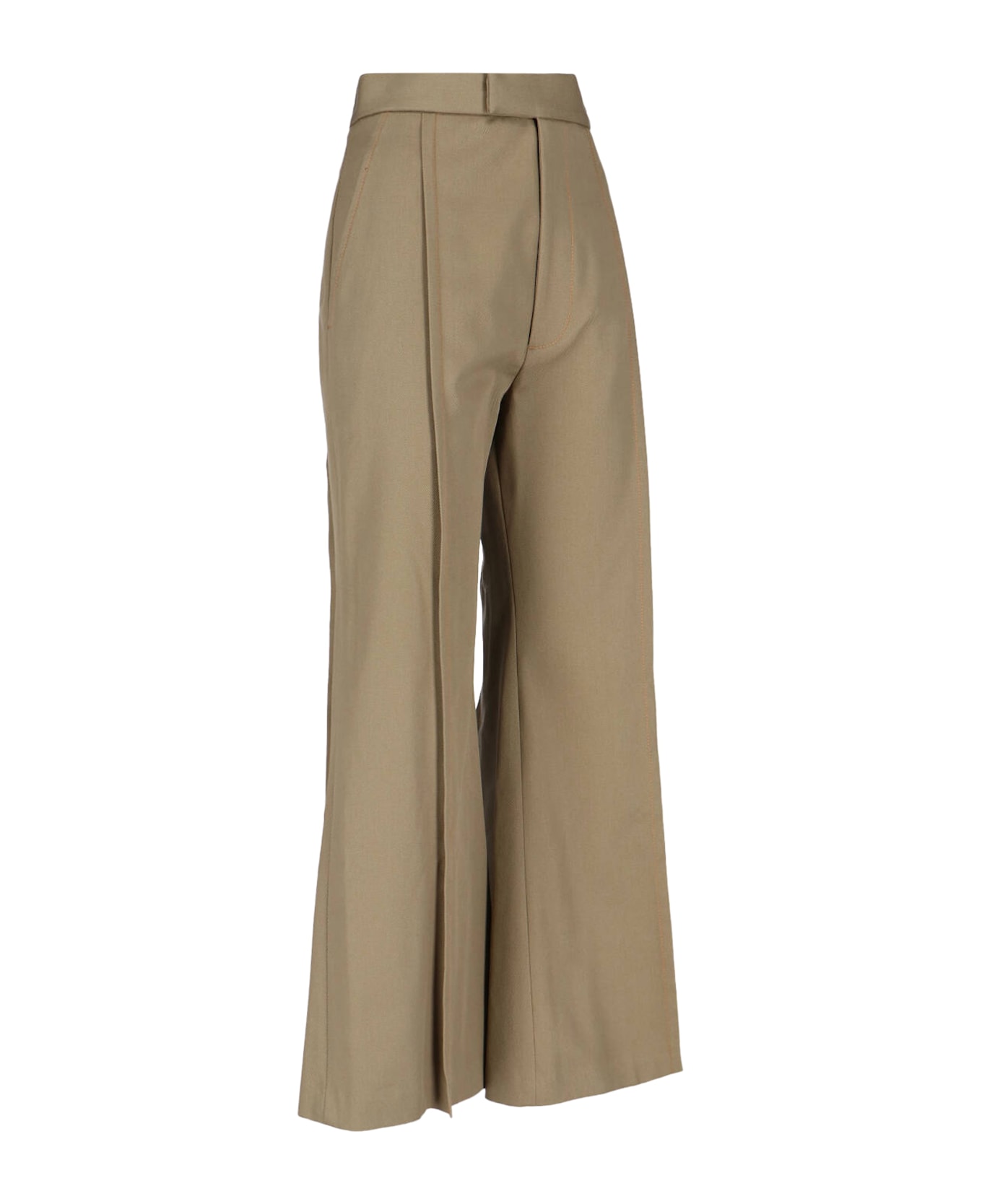 Vivienne Westwood Palazzo Pants With Pleats - Beige