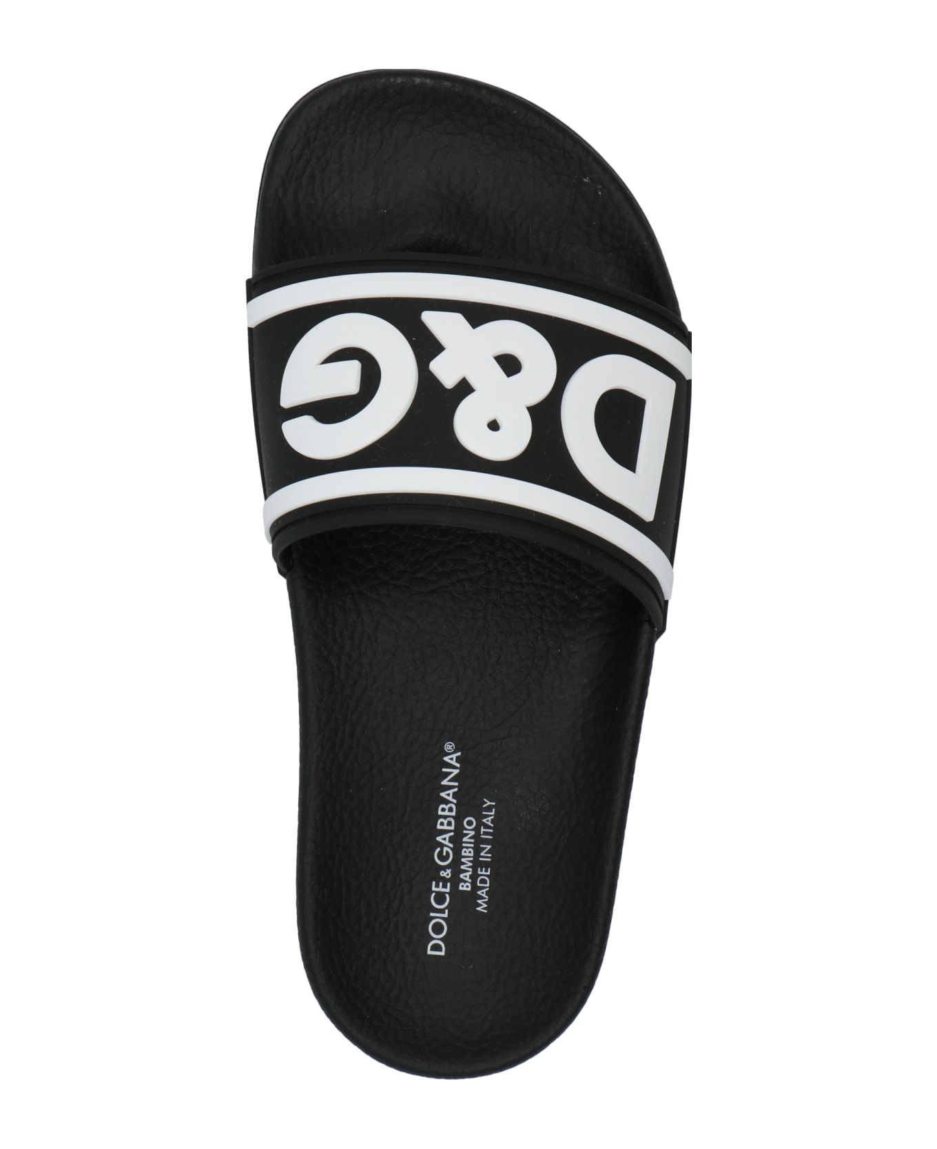 Dolce & Gabbana Logo Slides - Black シューズ
