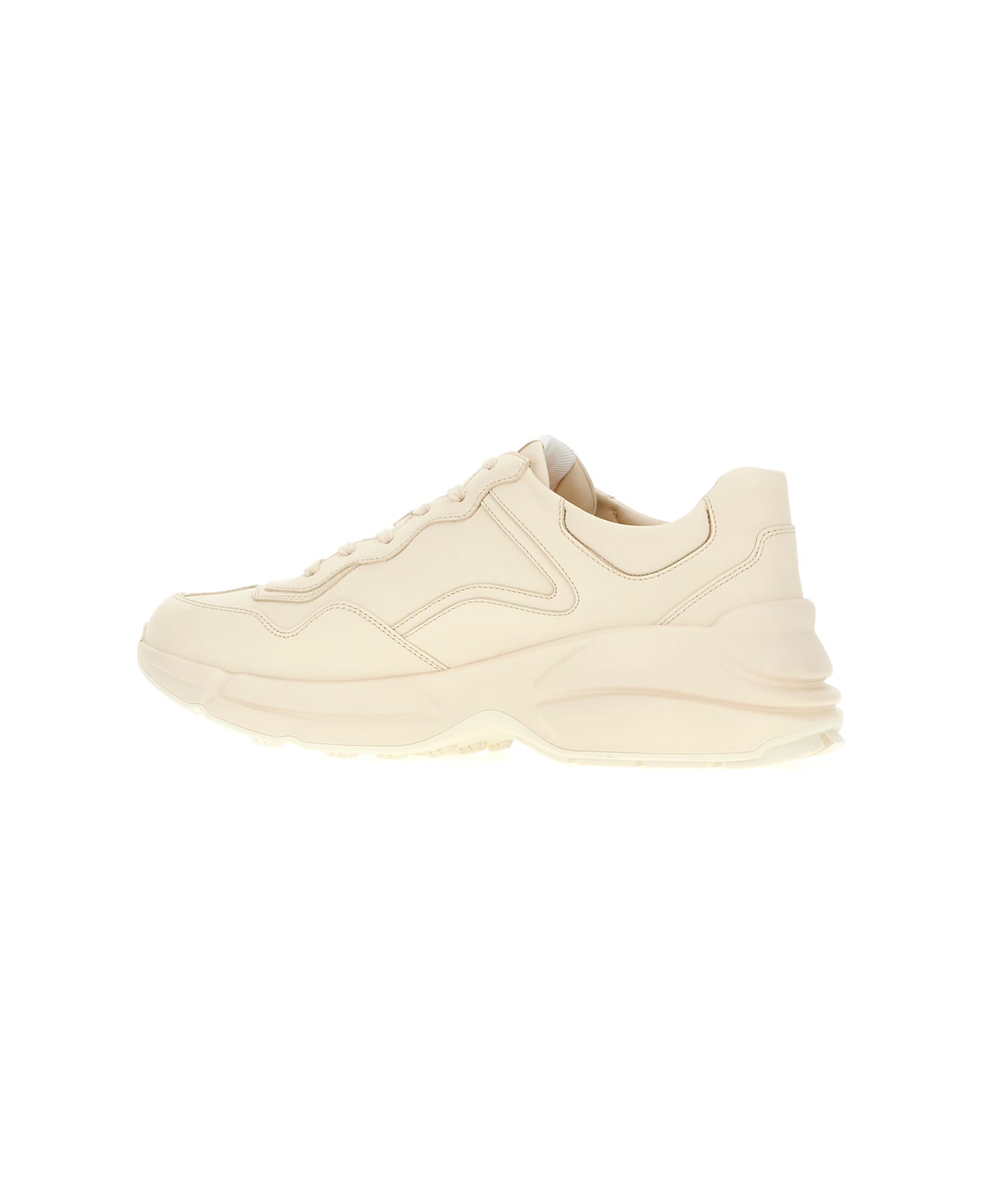 Gucci Sand Leather Sneakers - Bianco
