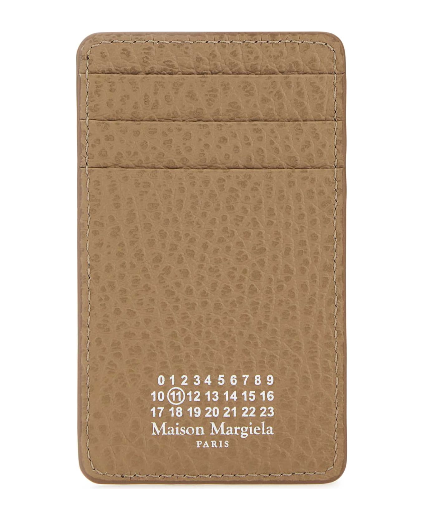 Maison Margiela Beige Leather Card Holder - BICHE 財布
