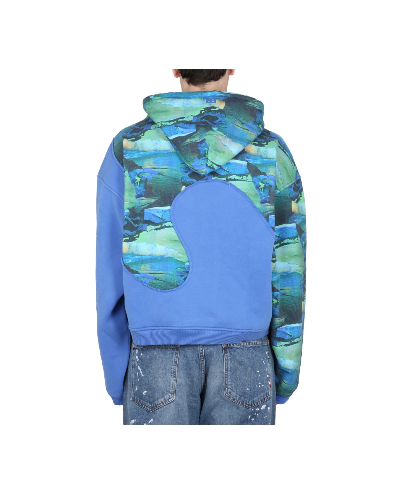 ERL Sweatshirt With Print - GREEN