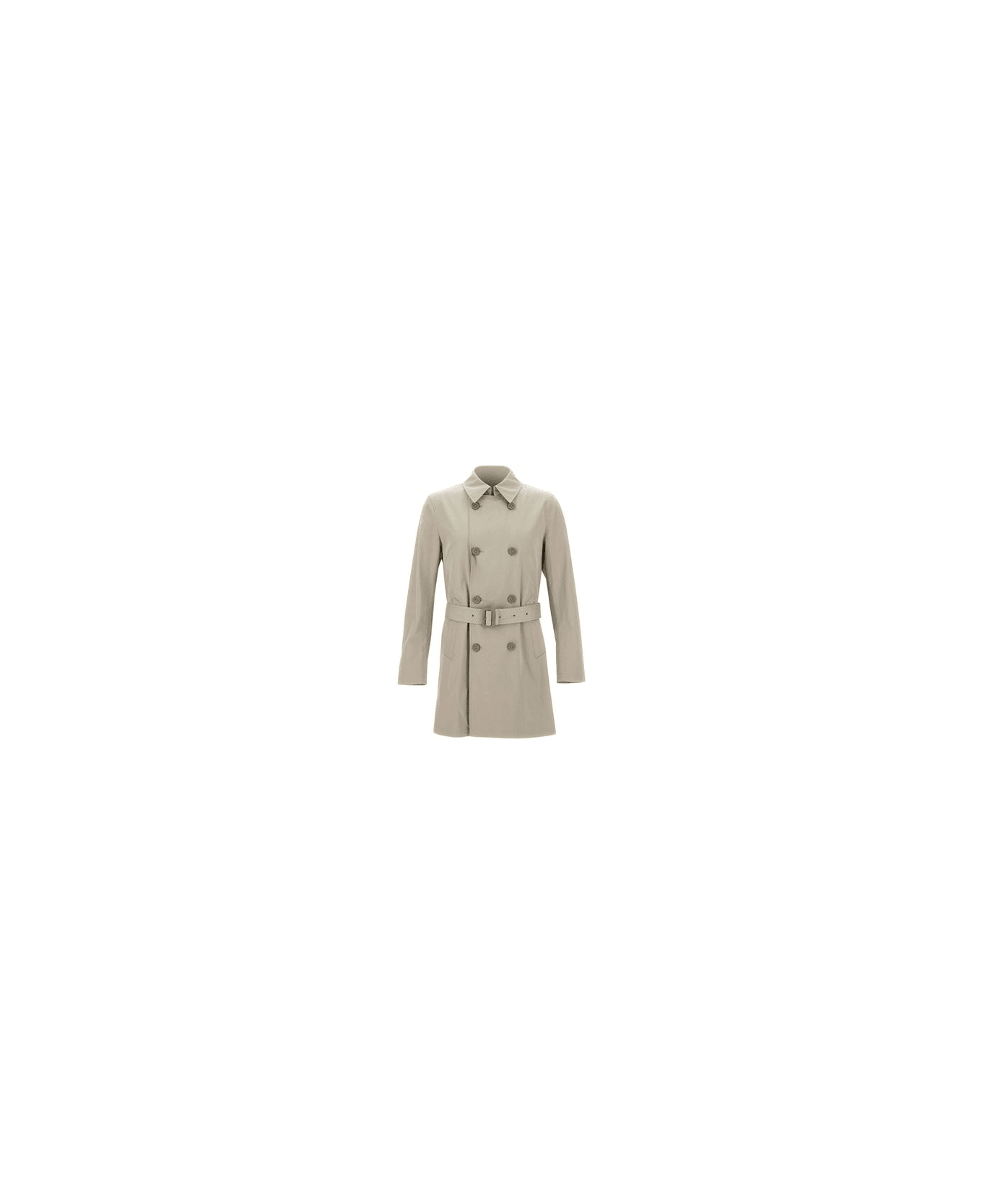 Herno Trench Doppiop.dean - Tortora