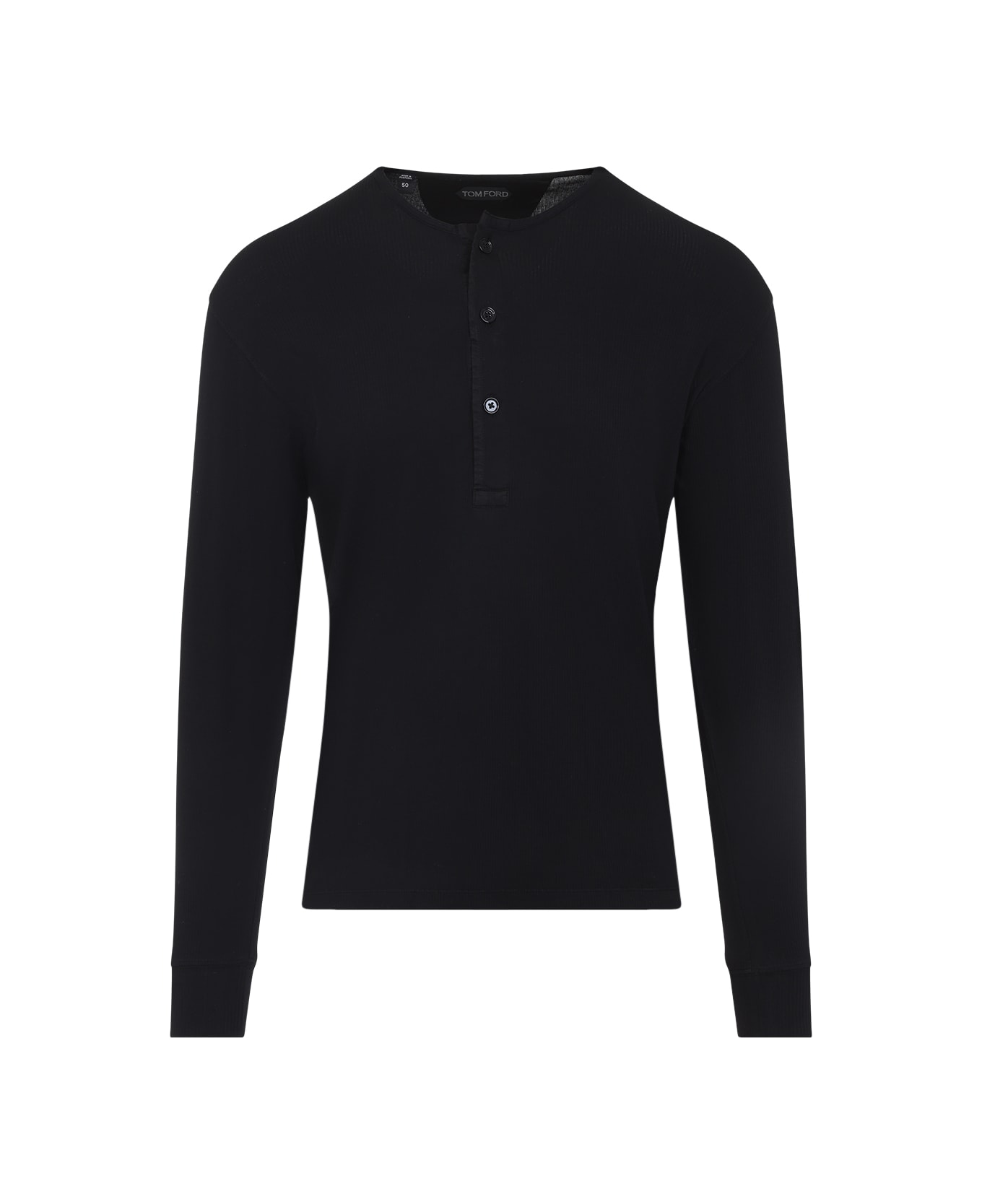 Tom Ford Henley T-shirt - Black