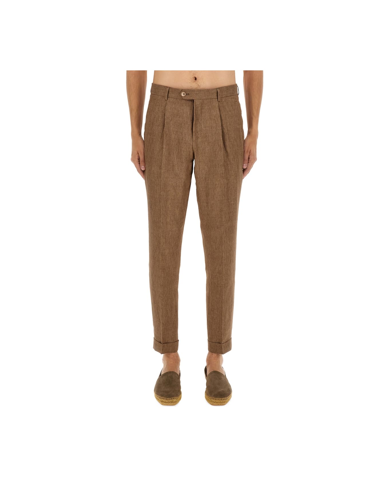 Hugo Boss "l-peet-pleat" Pants - BROWN