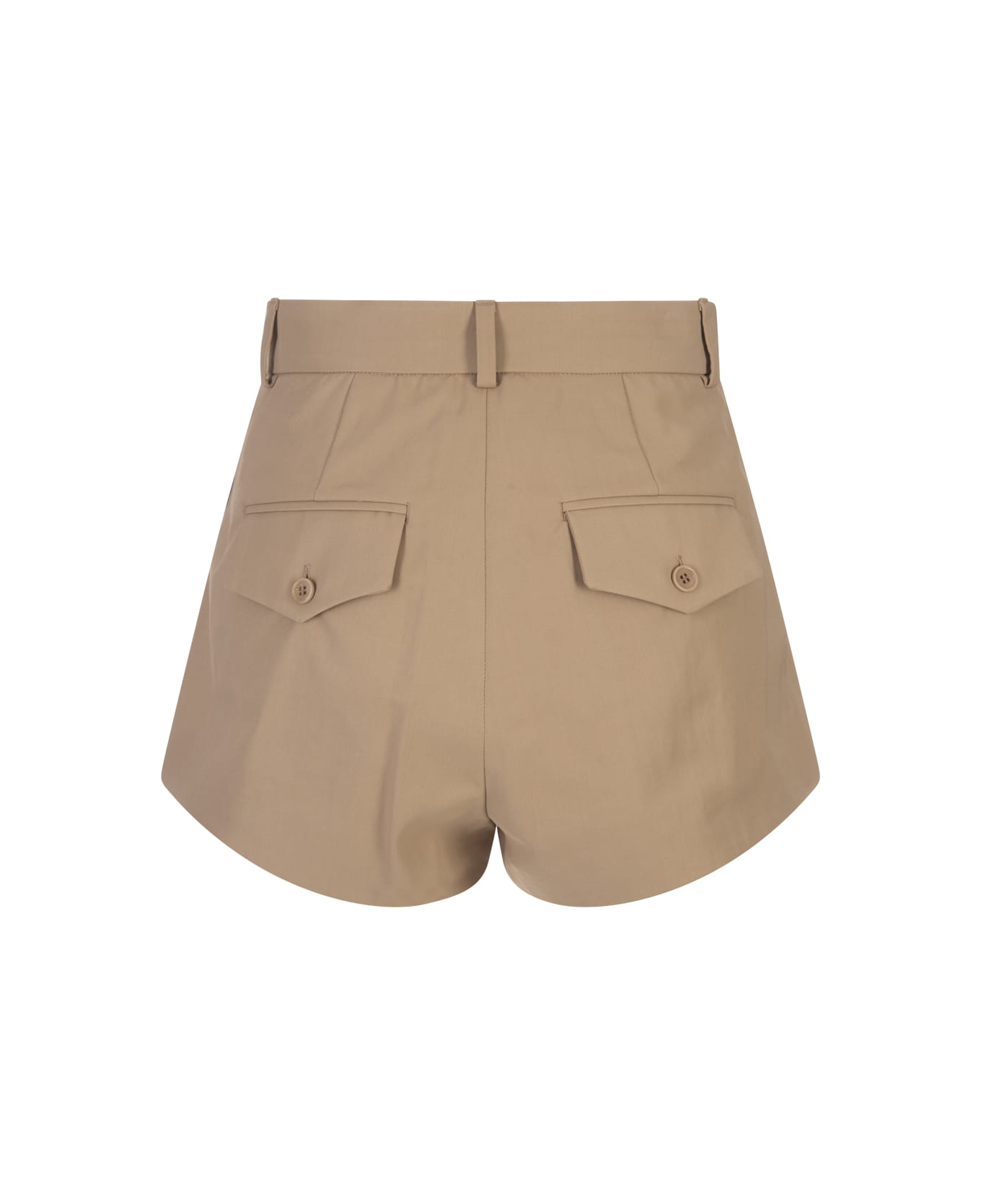 SportMax Beige Canditi Shorts - Brown