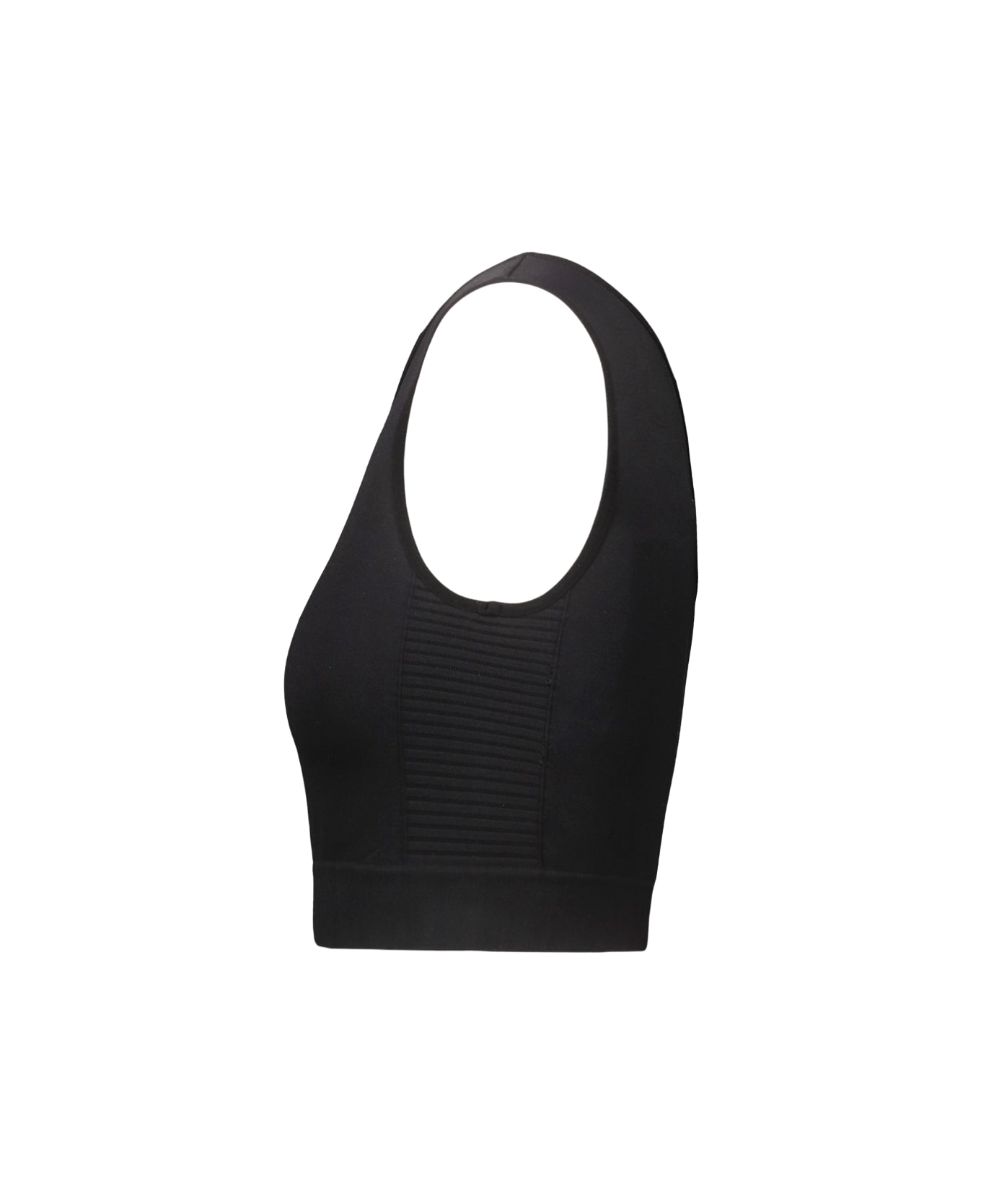 Rick Owens Athena Active Knit Bra In Black トップス