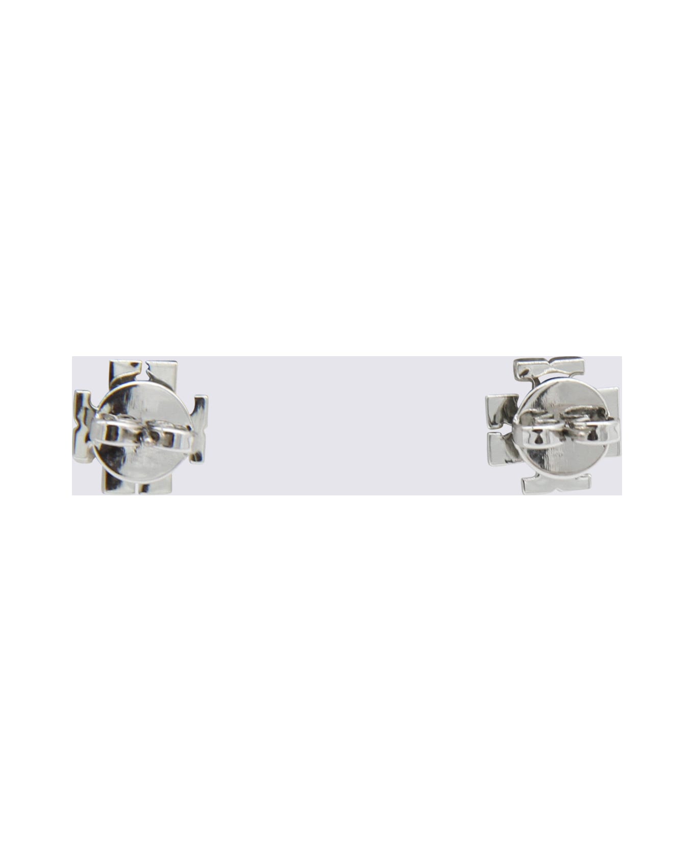Tory Burch Silver Tone Metal Earrings - Silver