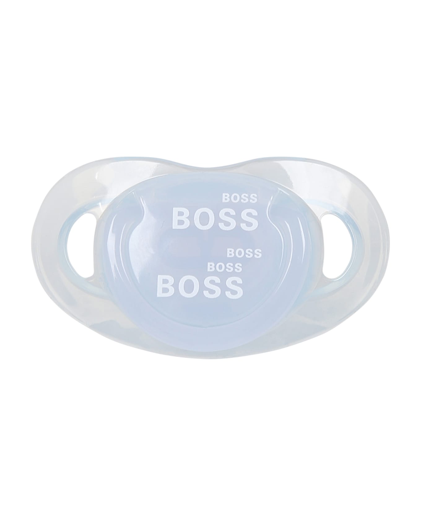 Hugo Boss Light Blue Set For Baby Boy With Logo - Transparent