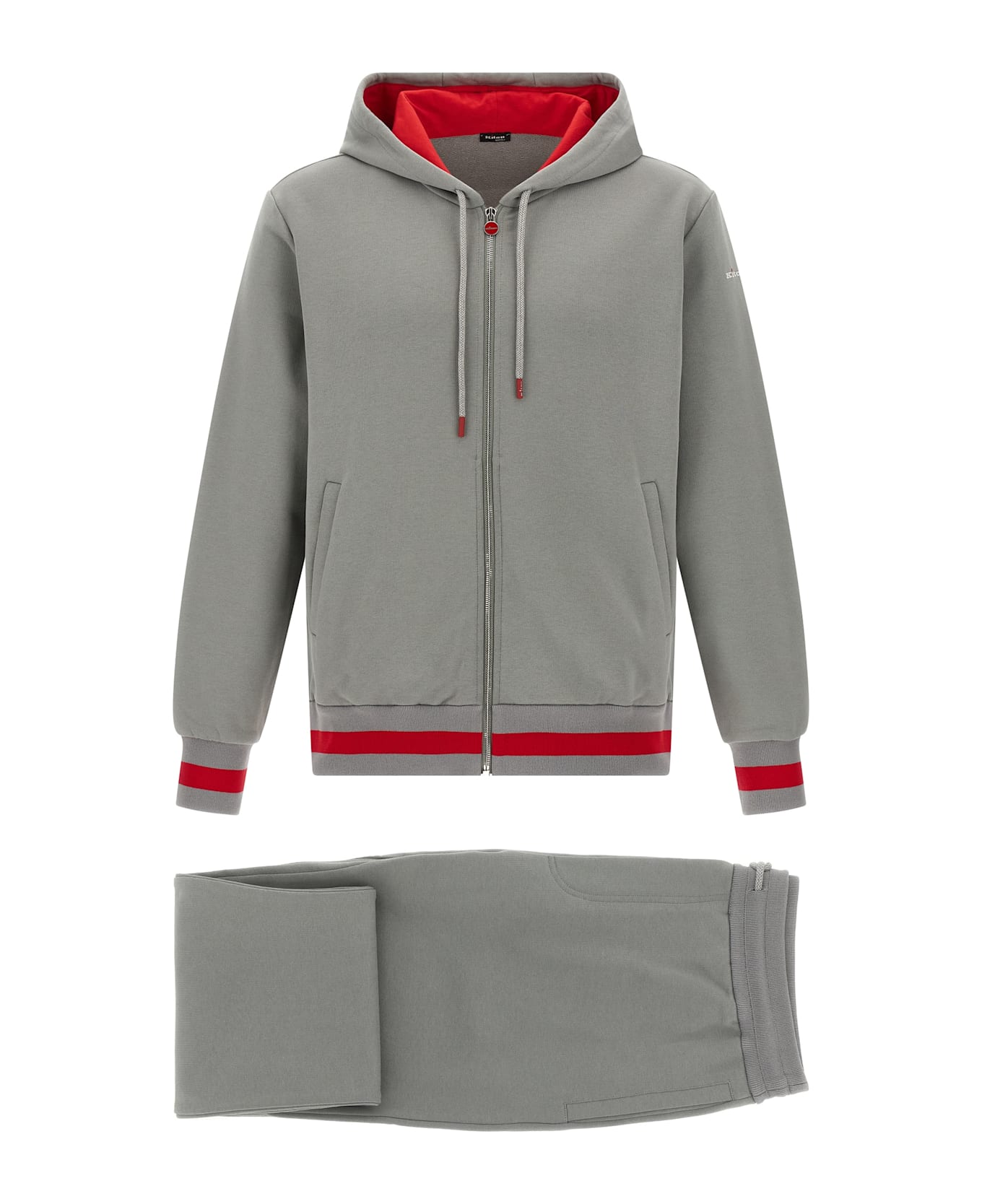 Kiton Cotton Tracksuit - Gray