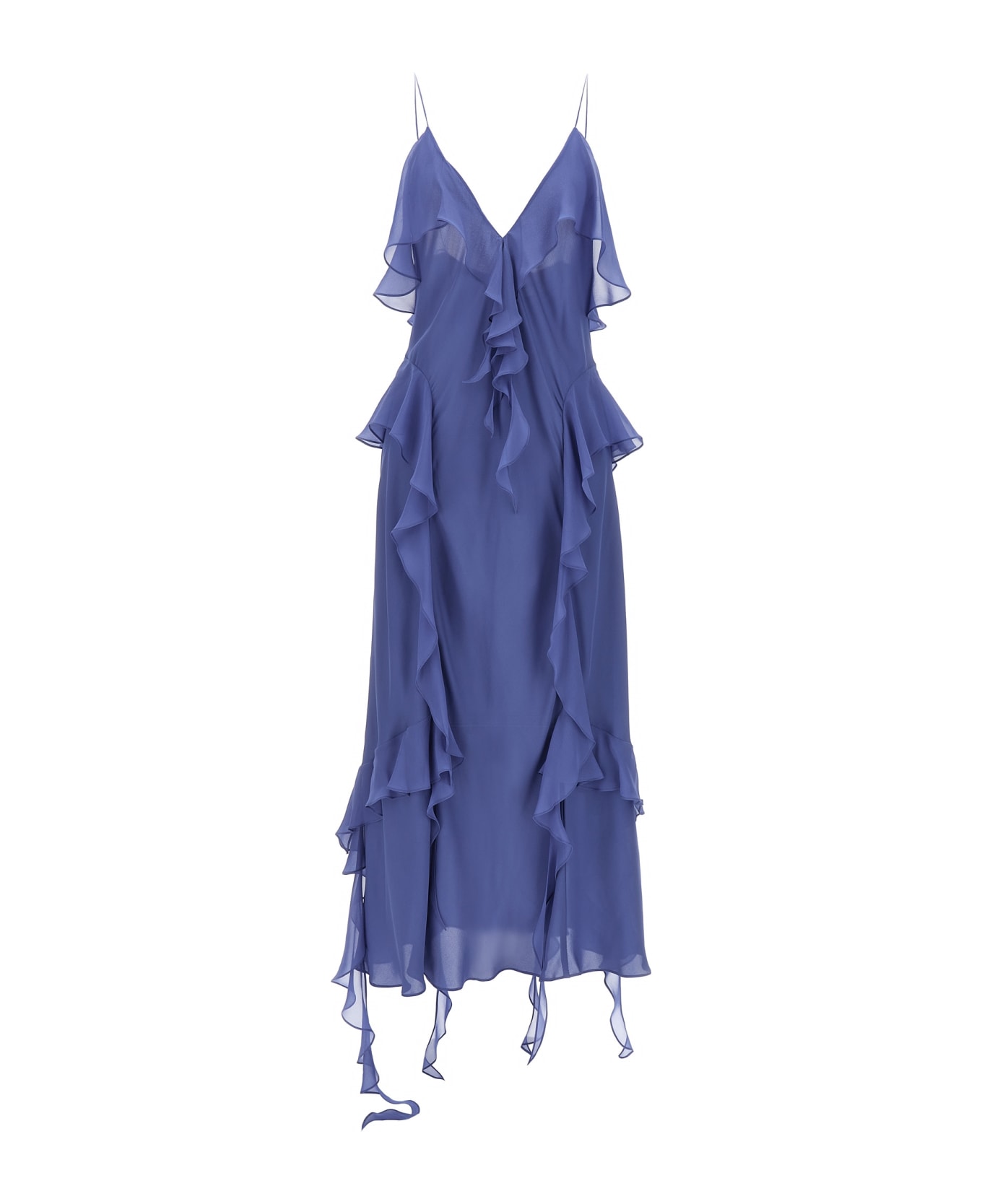 Khaite 'pim' Dress - Blue