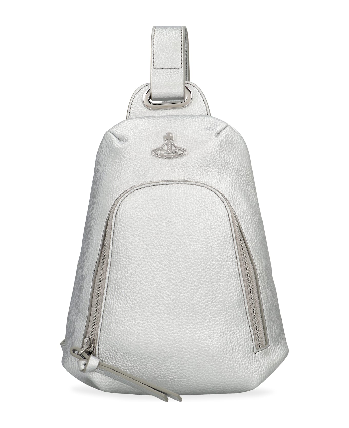 Vivienne Westwood Shoulder Bag In Eco Leather - Silver