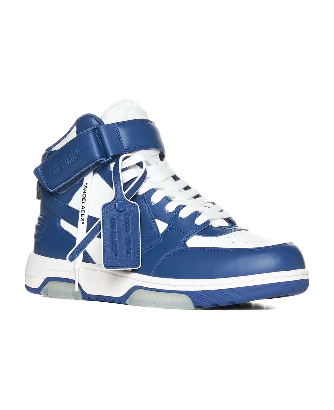 Off-White Off White Out Of Office Mid Top Sneakers - Blue
