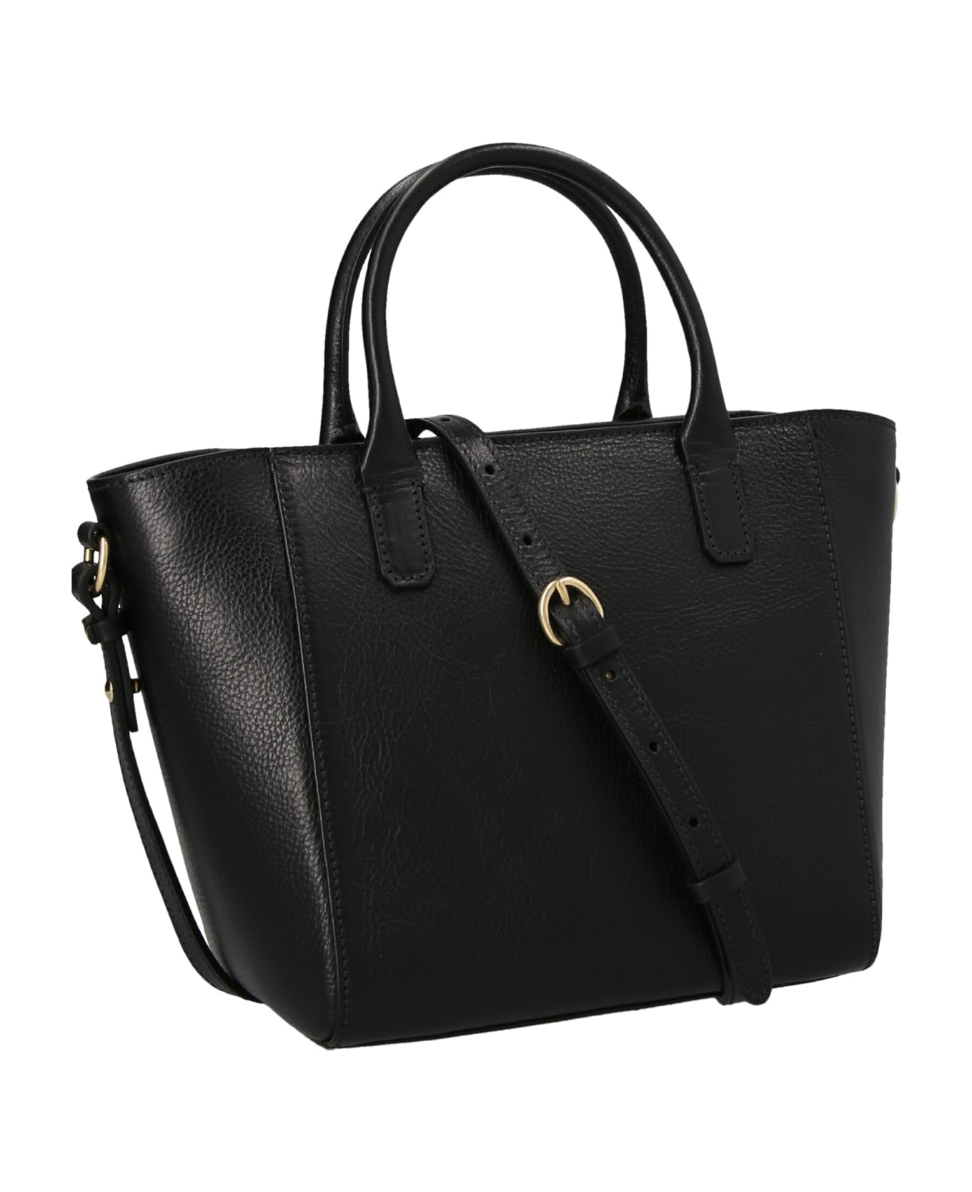 Il Bisonte 'greca' Handbag - Black