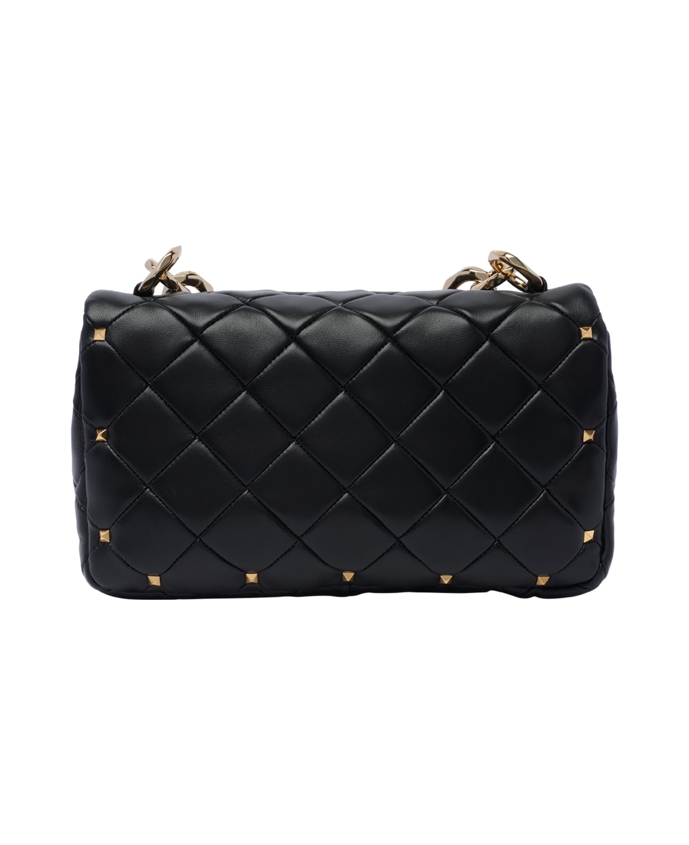 Valentino Garavani Small Rockstud Spike Shoulder Bag - Black