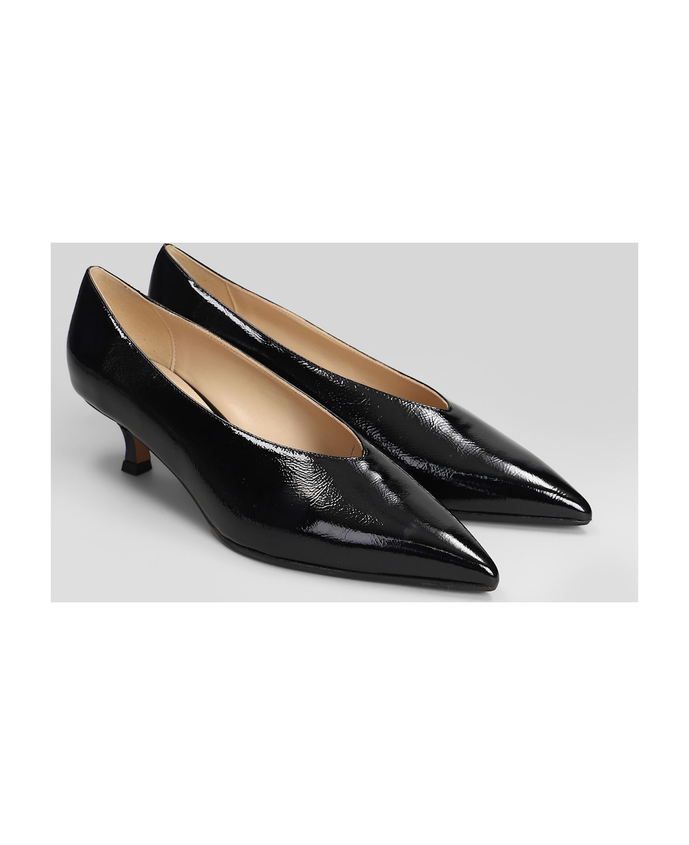 Fabio Rusconi Pumps In Black Leather - black