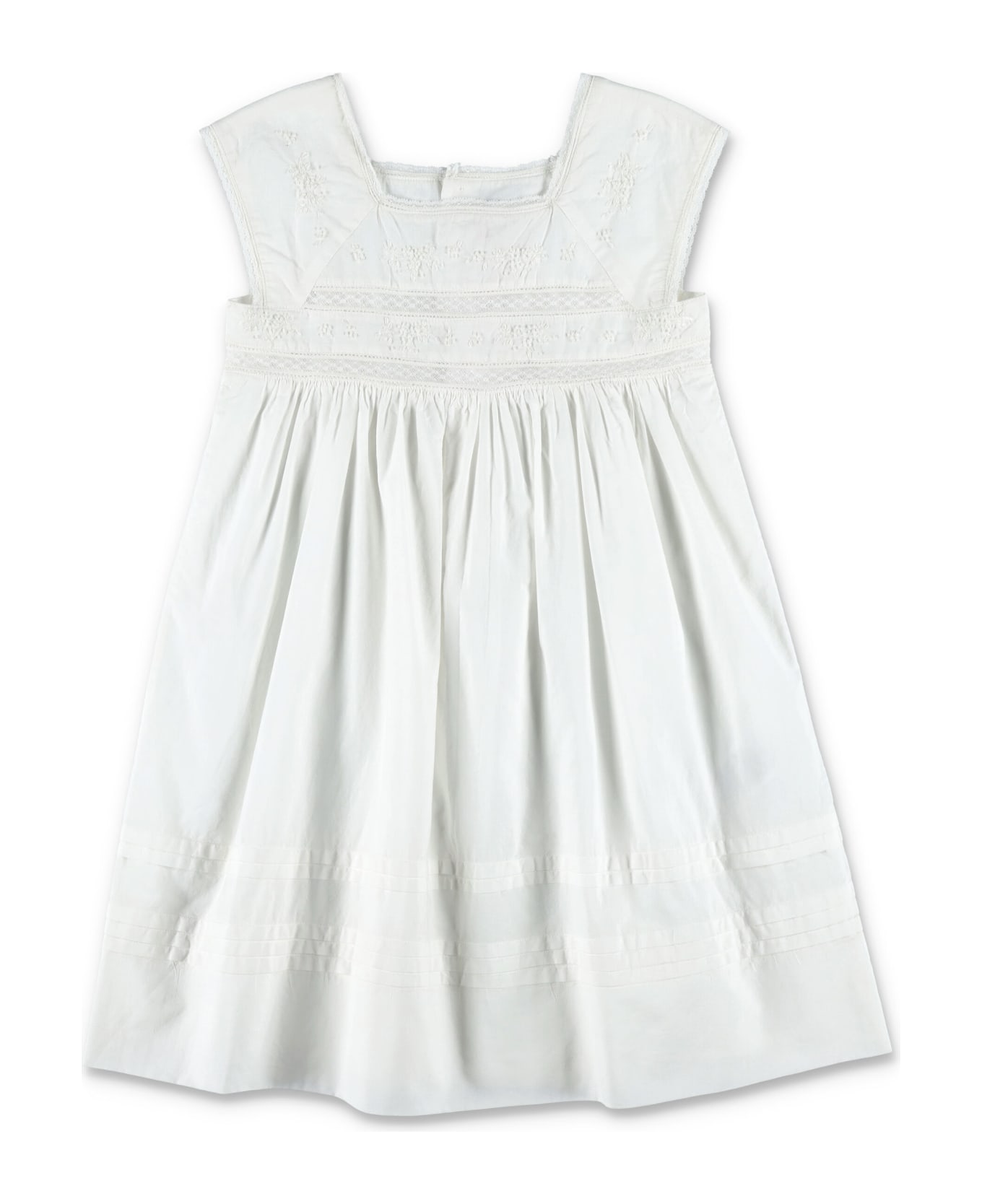 Bonpoint Framboise Dress - WHITE