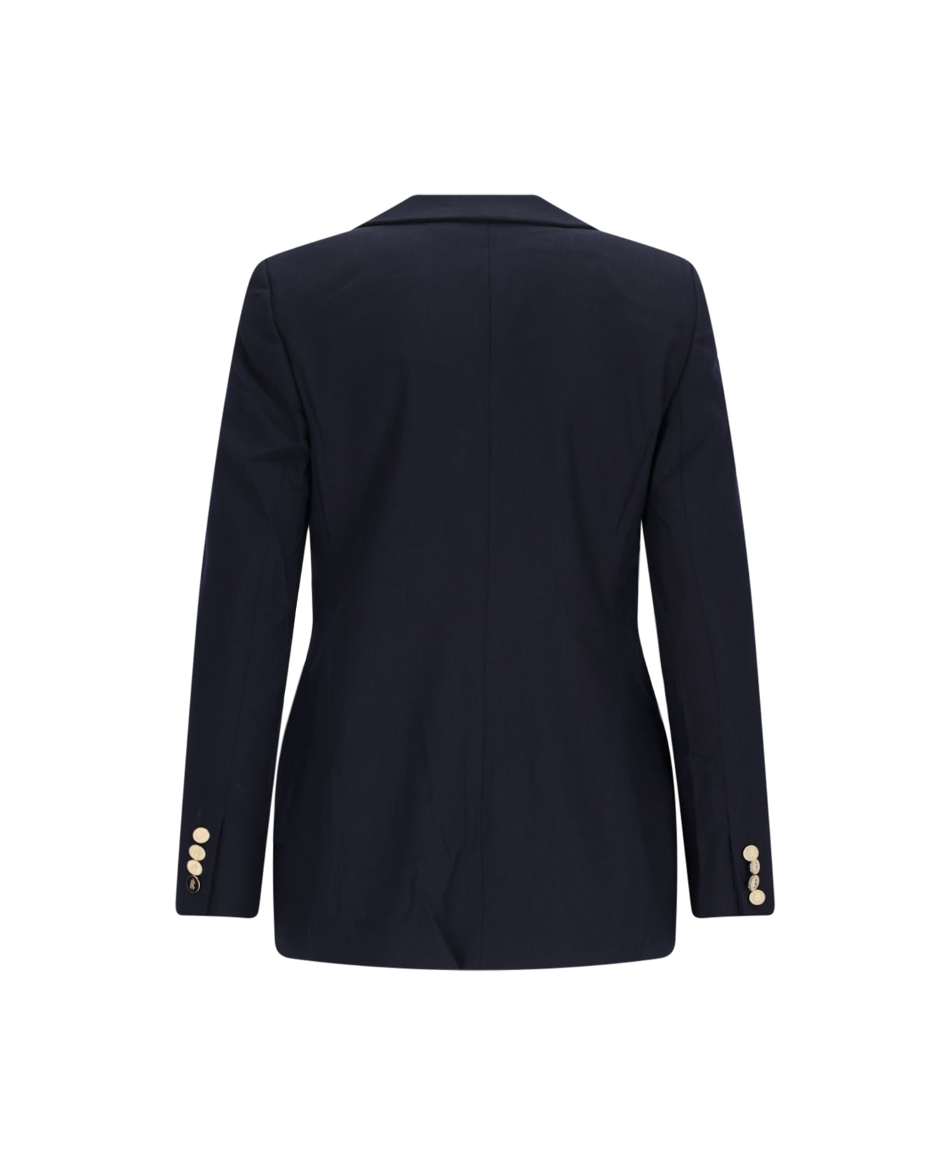 Ralph Lauren Double-breasted Blazer - Lauren Navy