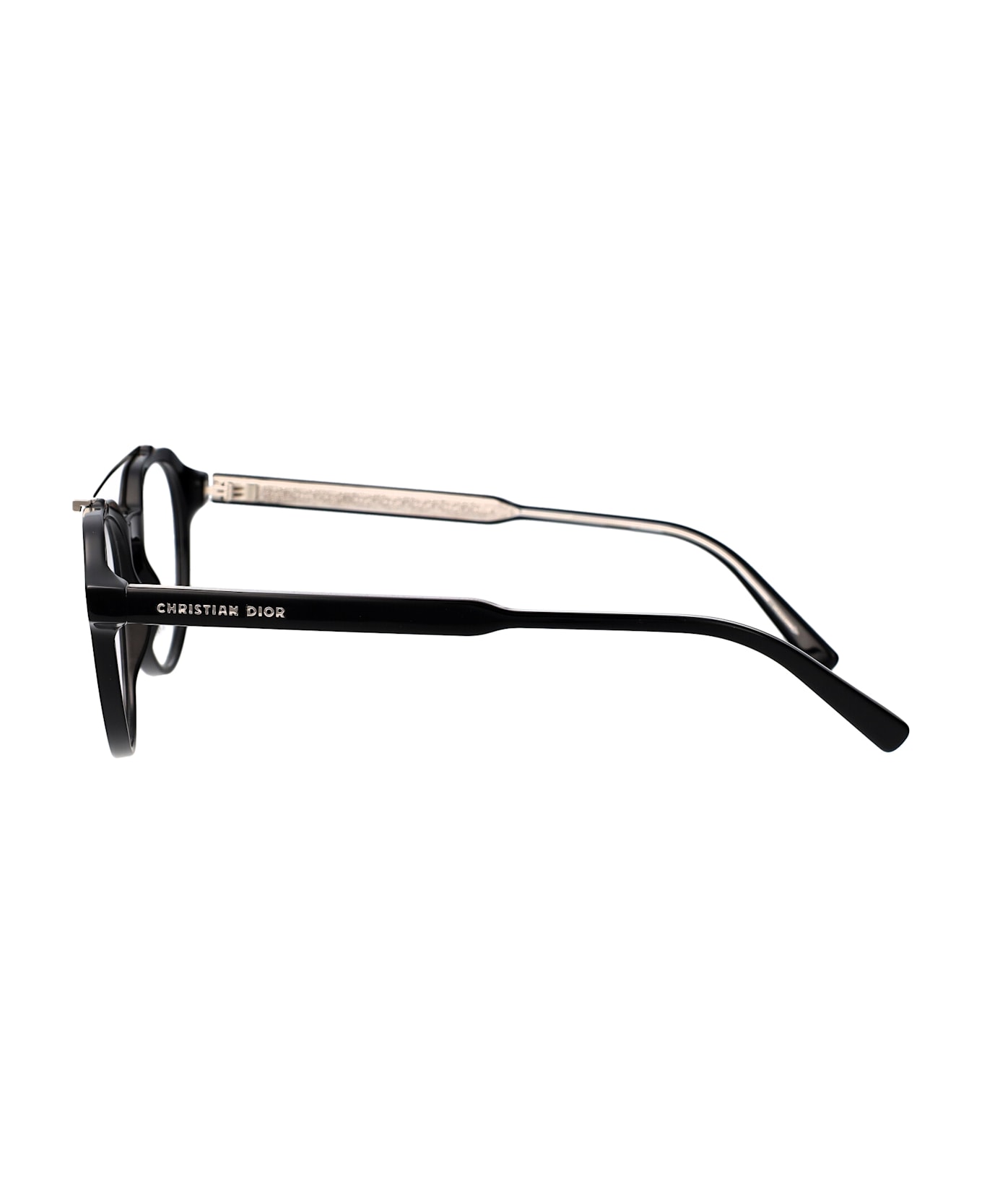 Dior Eyewear Diorbotanicao R1i Glasses - 1000 BLACK/CRYSTAL