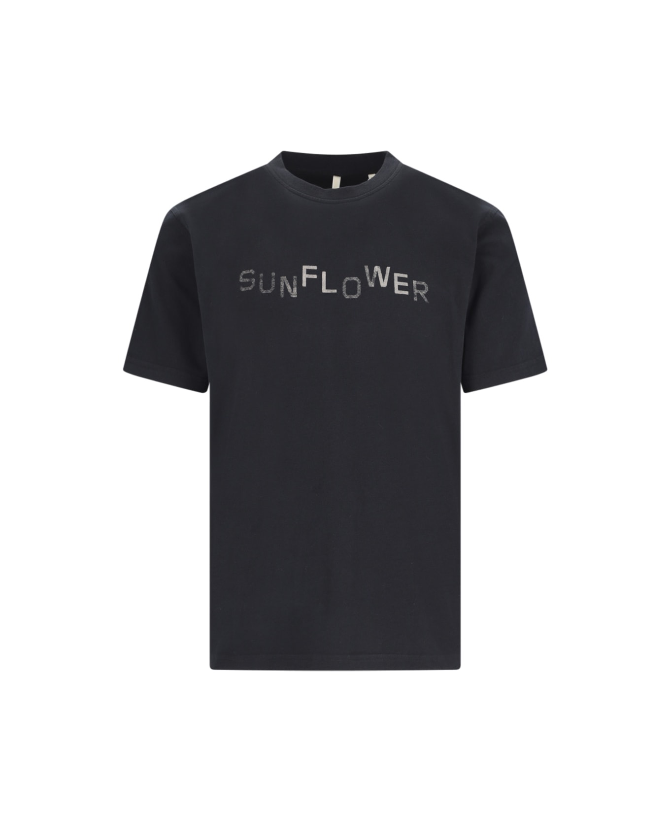 Sunflower Logo T-shirt - Black   シャツ