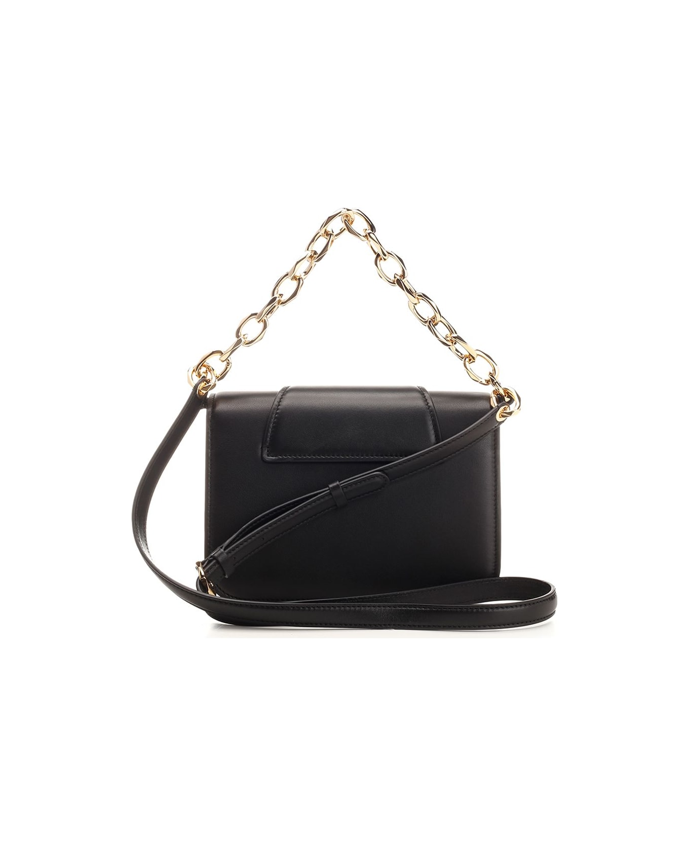 Valentino Garavani Small 'vlogo O'clock' Shoulder Bag - Black