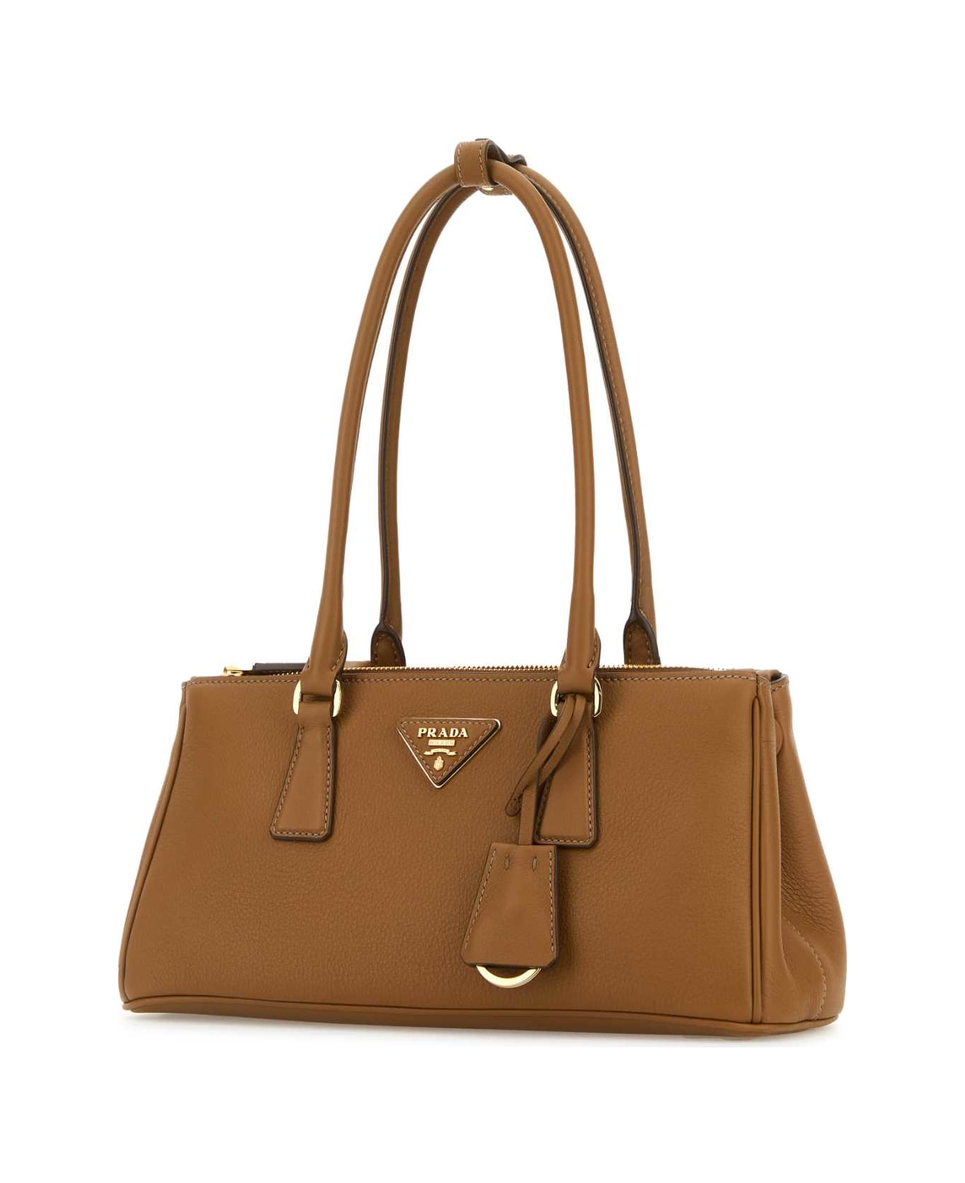Prada Camel Leather Shoulder Bag - CARAMEL 0