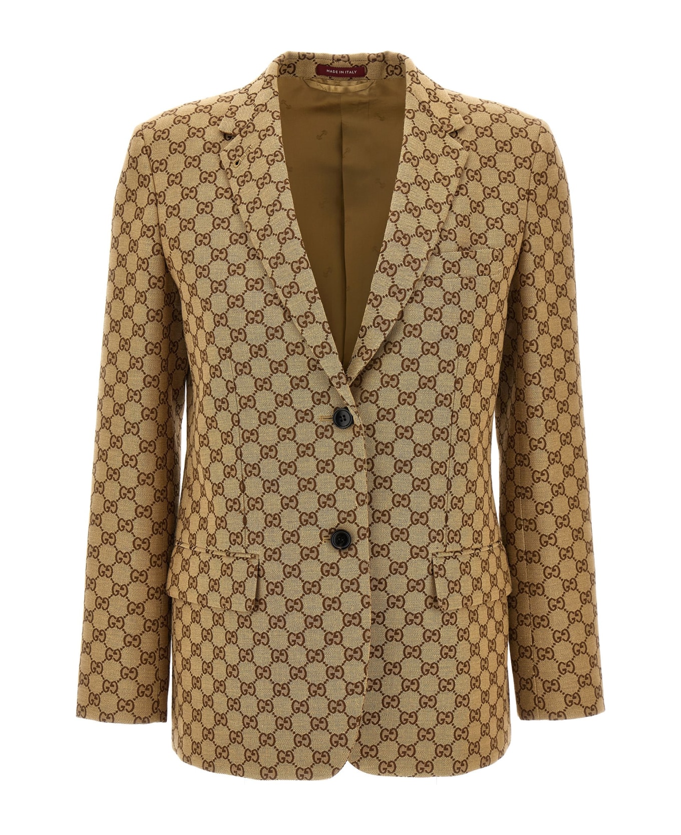 Gucci 'gg' Blazer - Beige