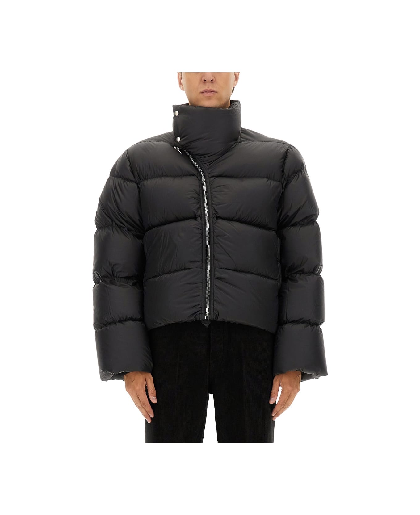 Rick Owens Down Jacket "turtle" - BLACK