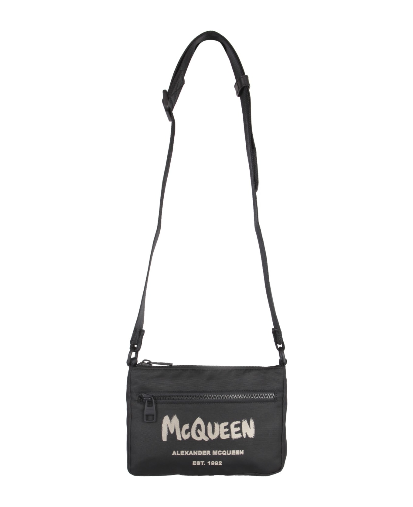 Alexander McQueen Smartphone Shoulder Bag - Nero