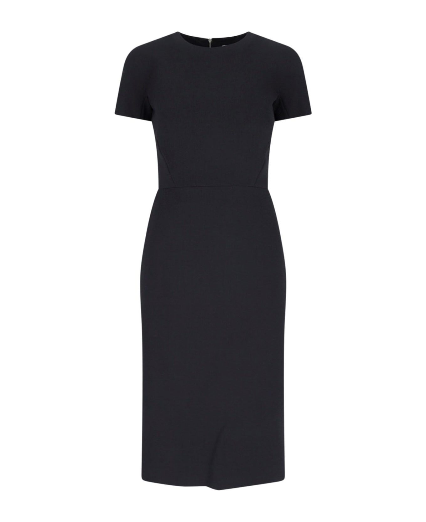 Victoria Beckham Midi T-shirt Dress - Black ワンピース＆ドレス