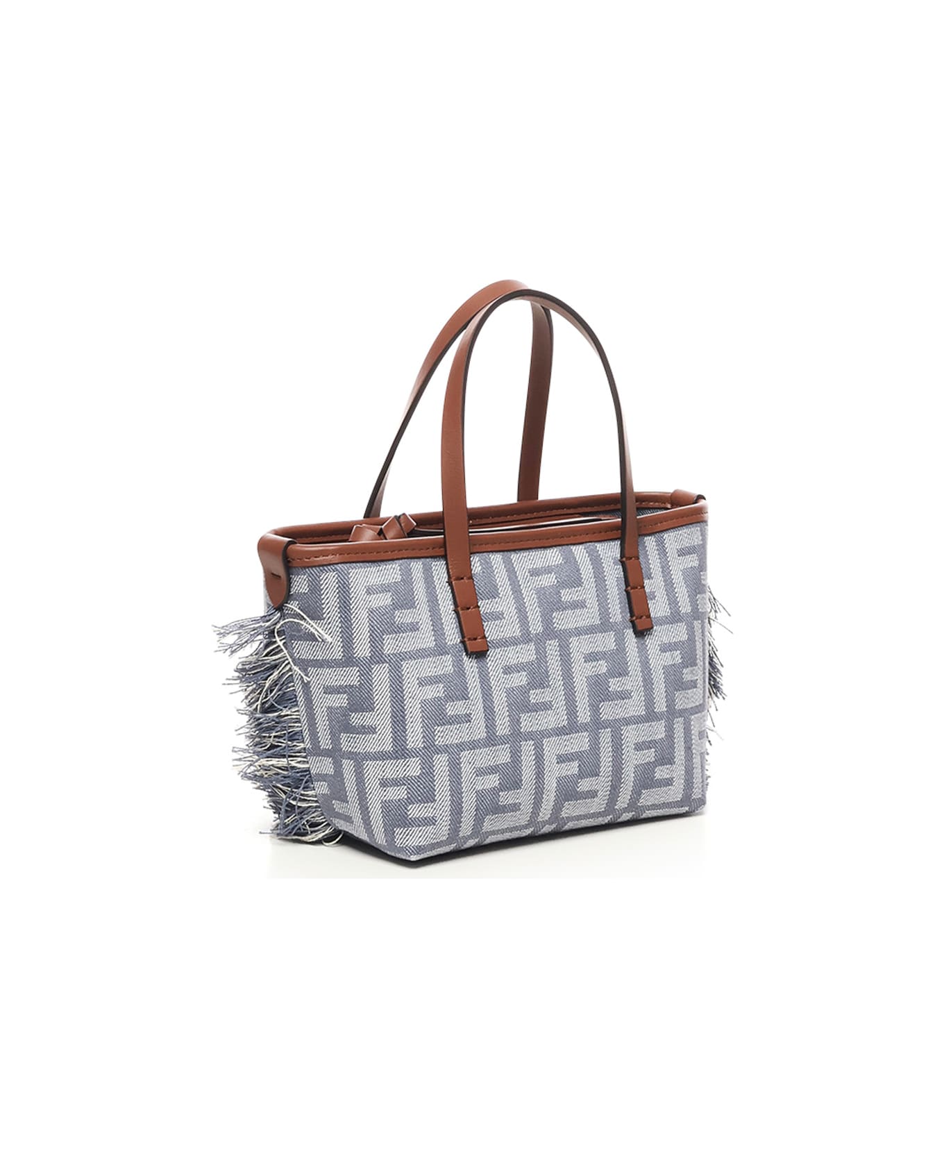 Fendi Ff Jacquard 
roll
 Mini Bag - Blue