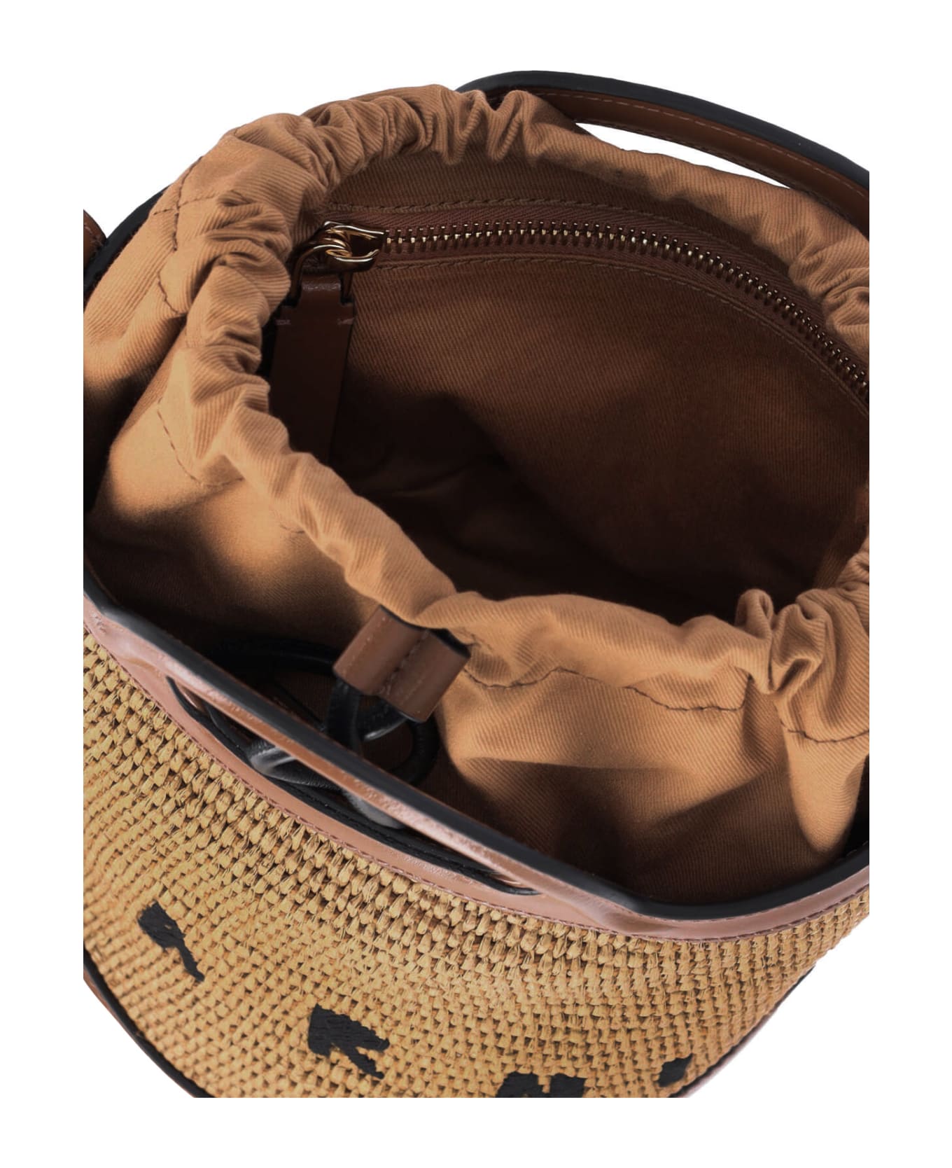 Marni Bucket Bag 'tropicalia' - Brown