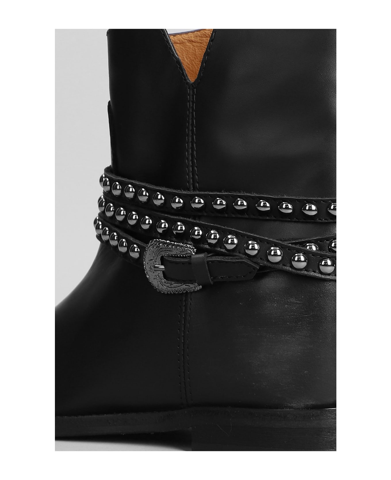 Via Roma 15 Ankle Boots Inside Wedge Jacks Haircalf Comfort Sandal - black