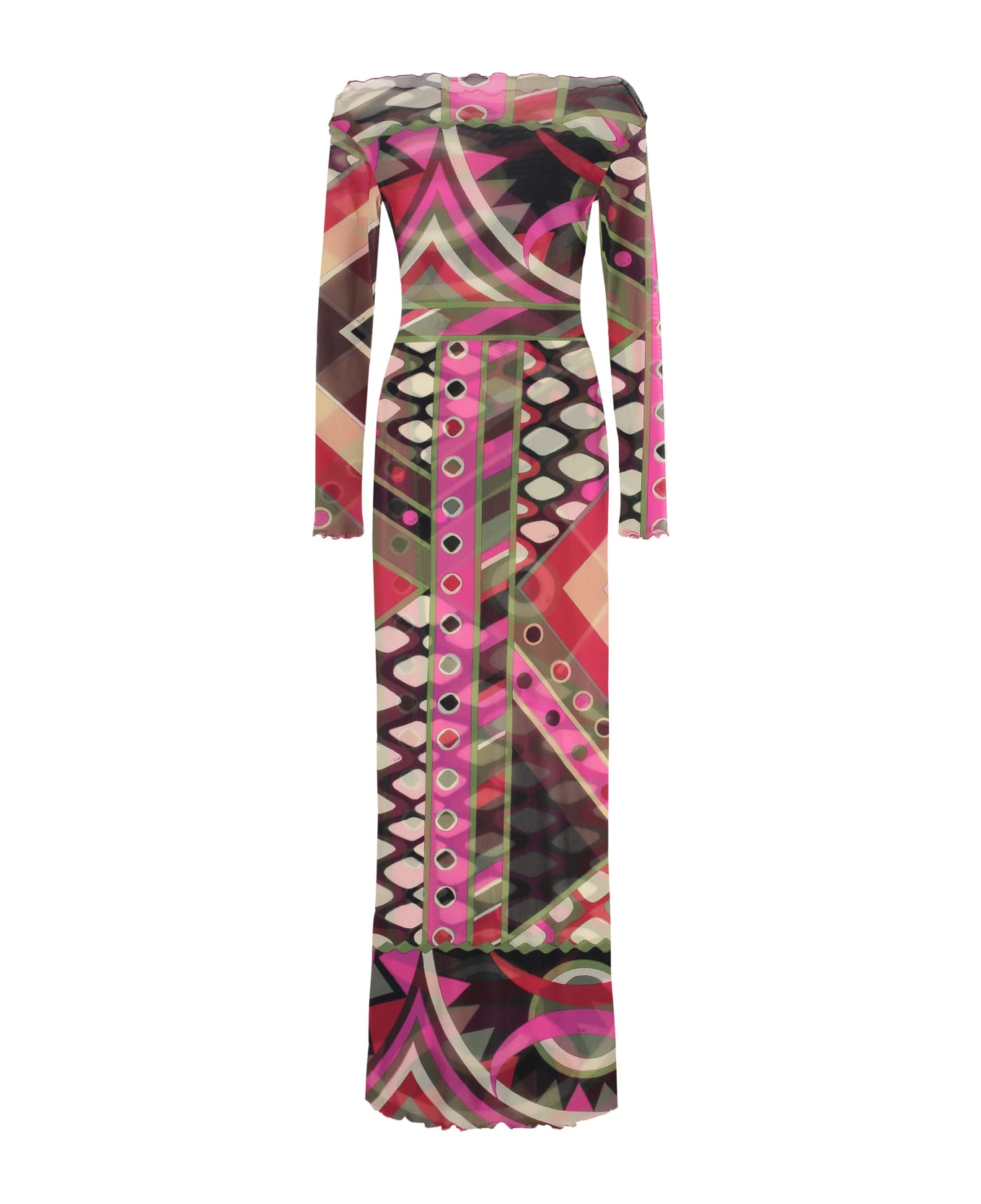 Pucci Printed Mesh Dress - Multicolor