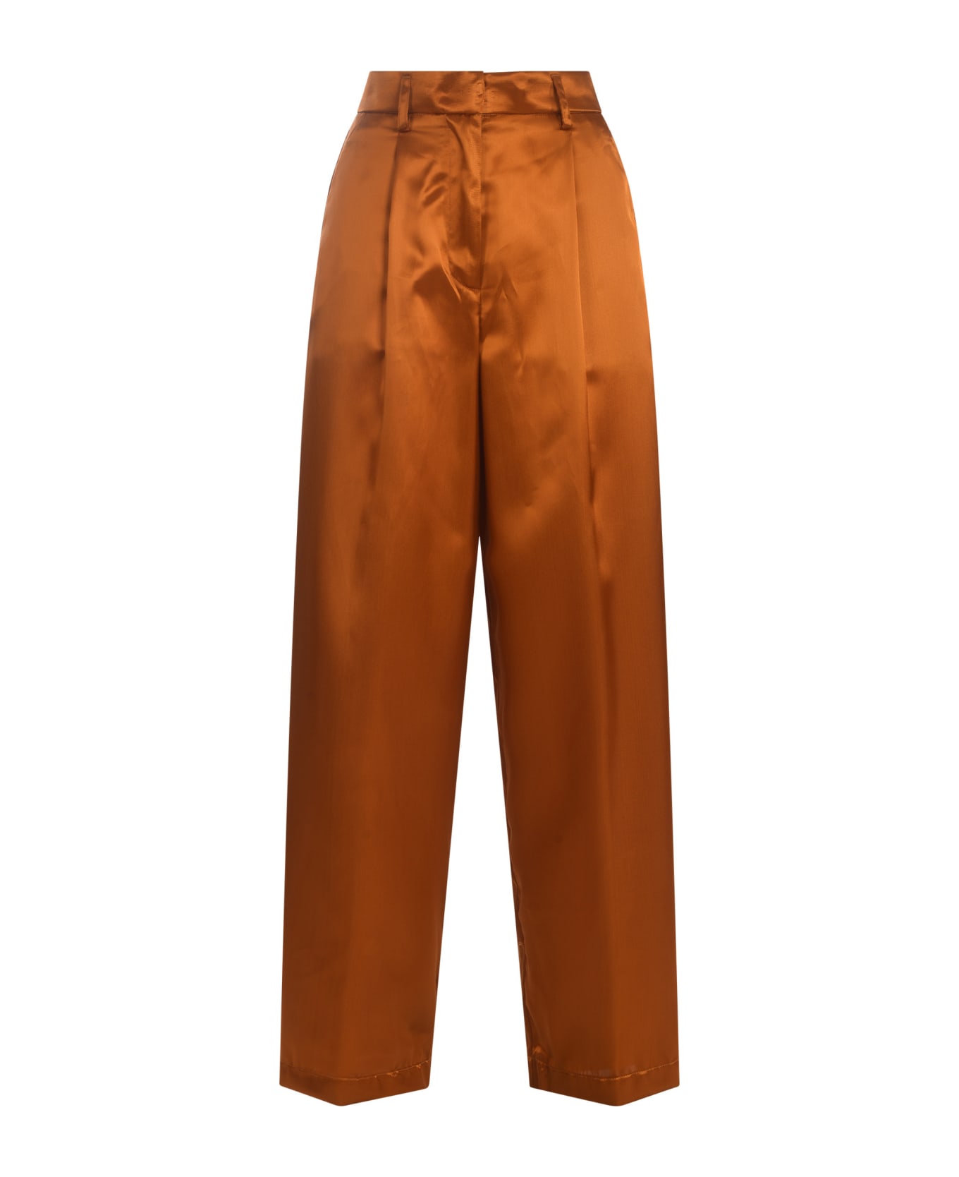 Forte_Forte Trousers Forte Forte In Satin - Ambra ボトムス