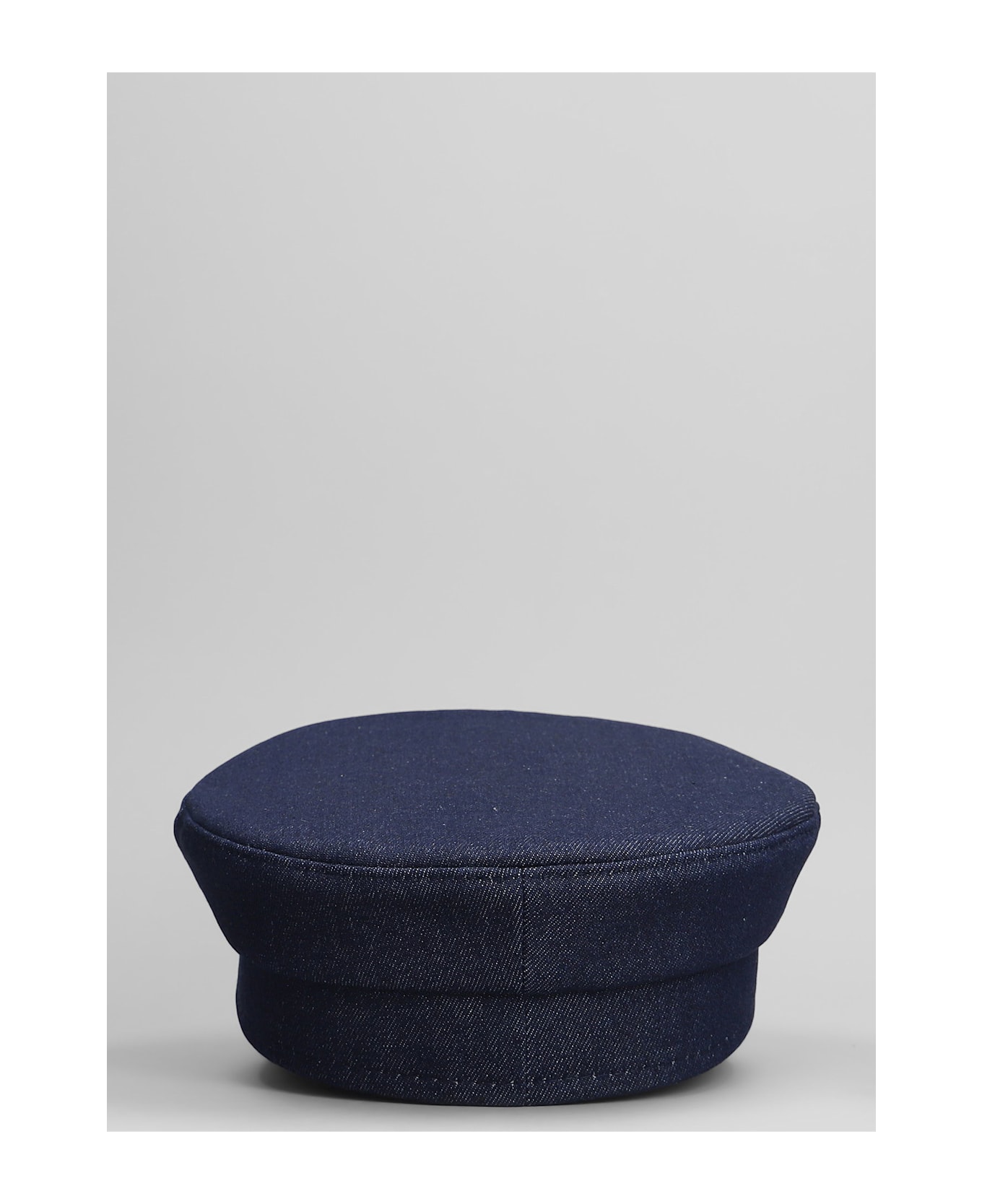 Ruslan Baginskiy Baker Boy Hats In Blue Denim - blue