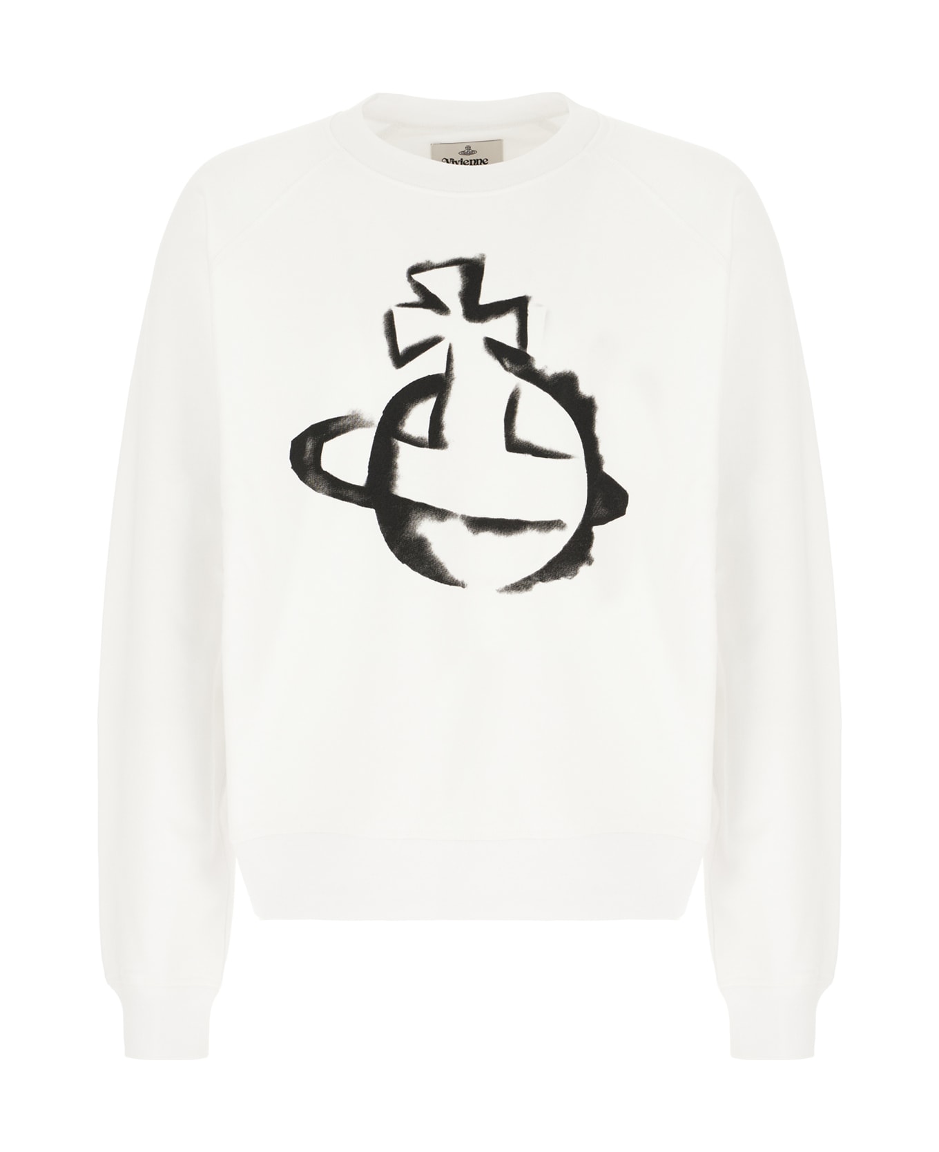 Vivienne Westwood White Cotton Sweatshirt - WHITE