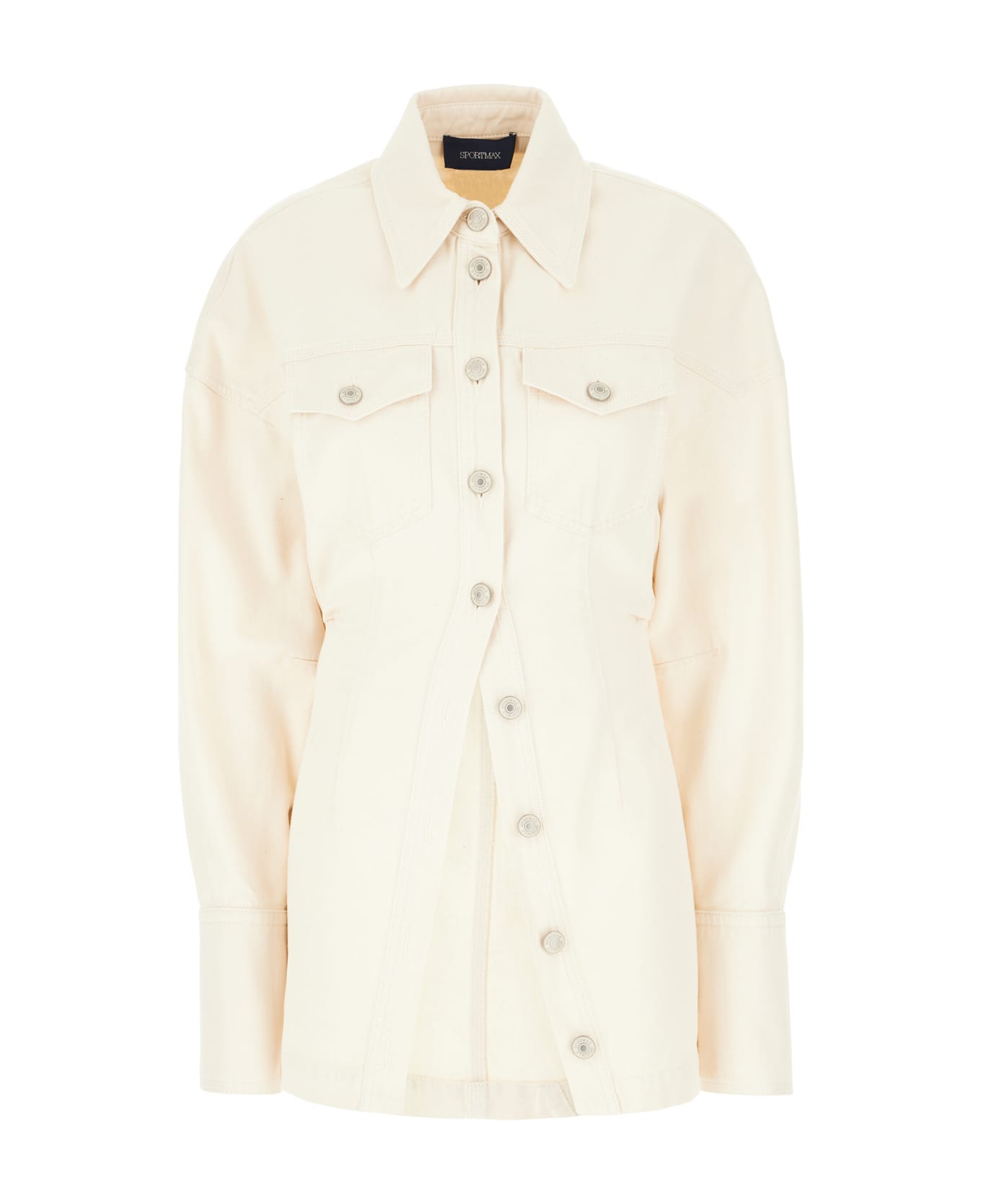 SportMax Ivory Denim Shirt - Ecru