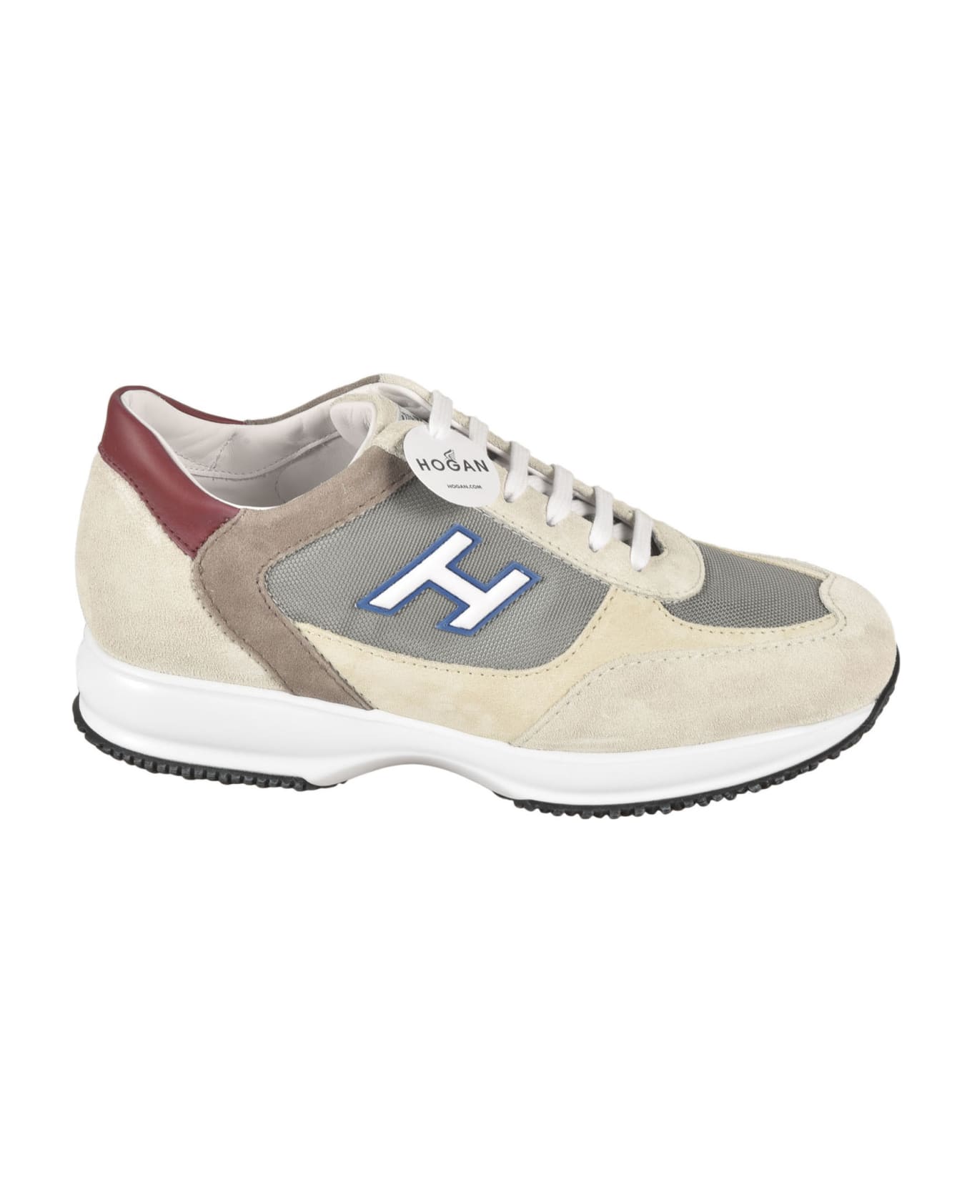 Hogan Interactive H Flock Sneakers - Latte