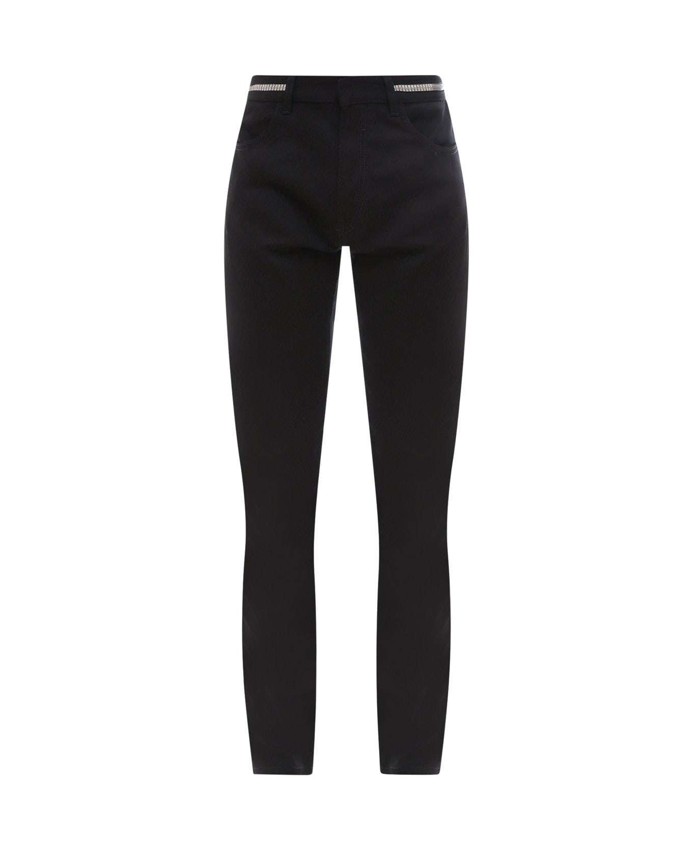 Givenchy 4g Embellished Skinny Jeans - BLACK