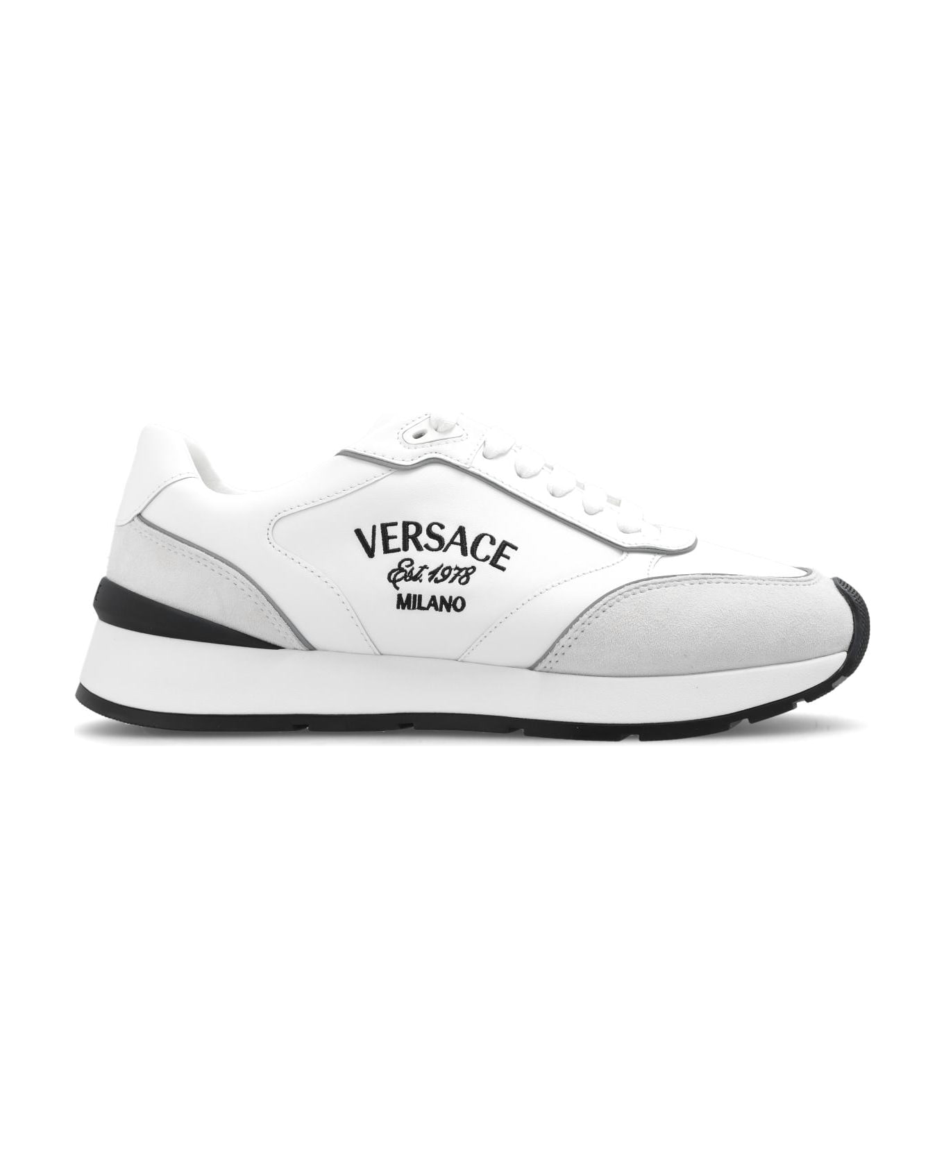 Versace 'milano' Sneakers - Bianco スニーカー