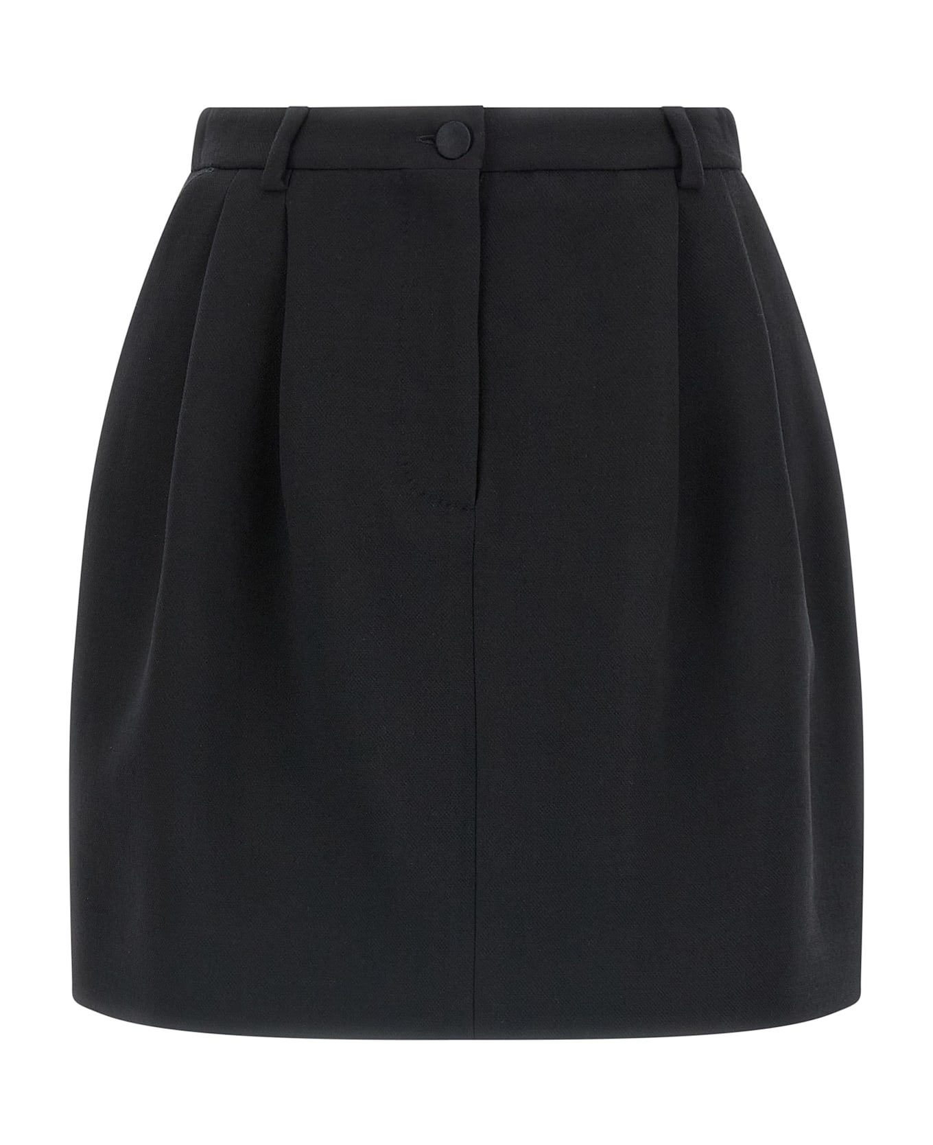 Dolce 
Gabbana Wool Crêpe Skirt - Black  