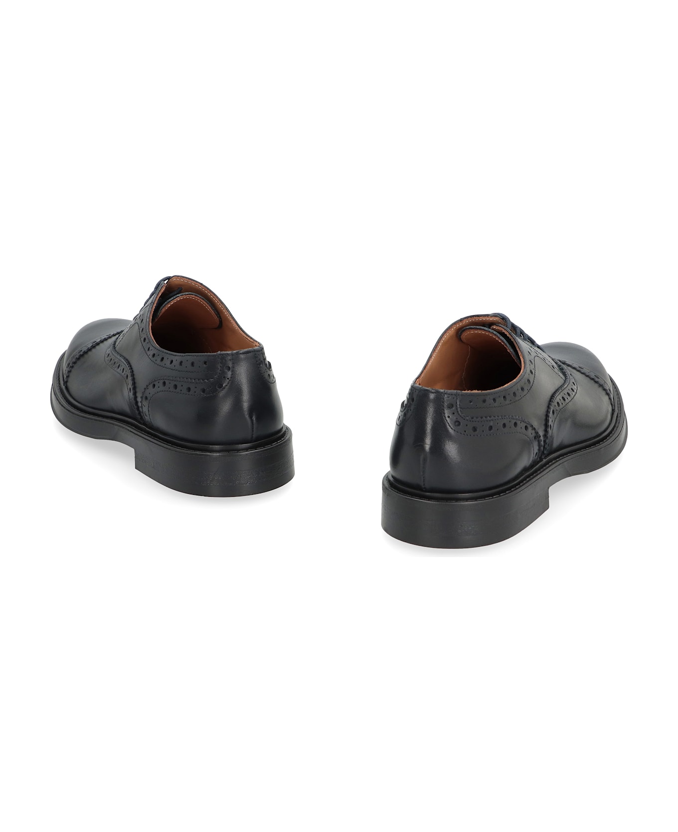 Bruno Magli Leather Lace-up Shoes - blue