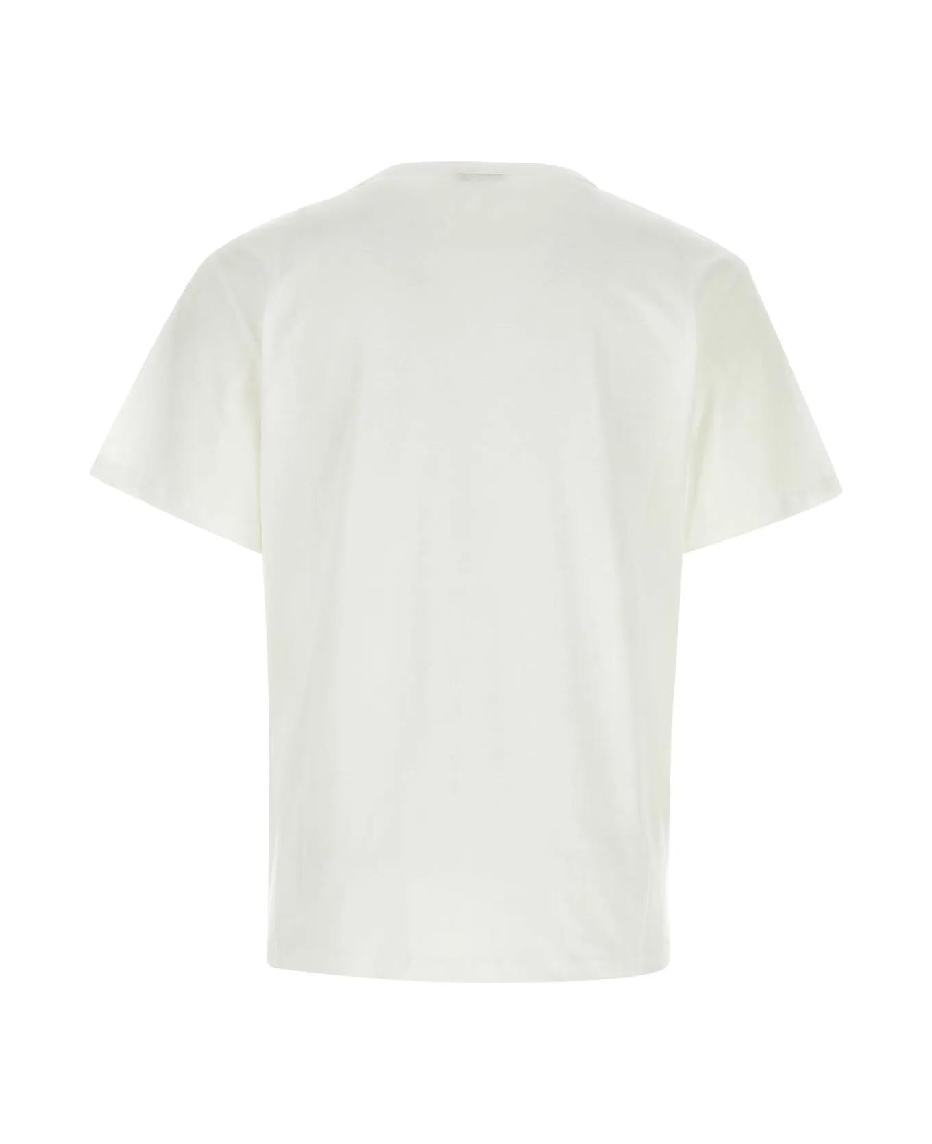 Alexander McQueen Graphic Printed Crewneck T-shirt - WHITE