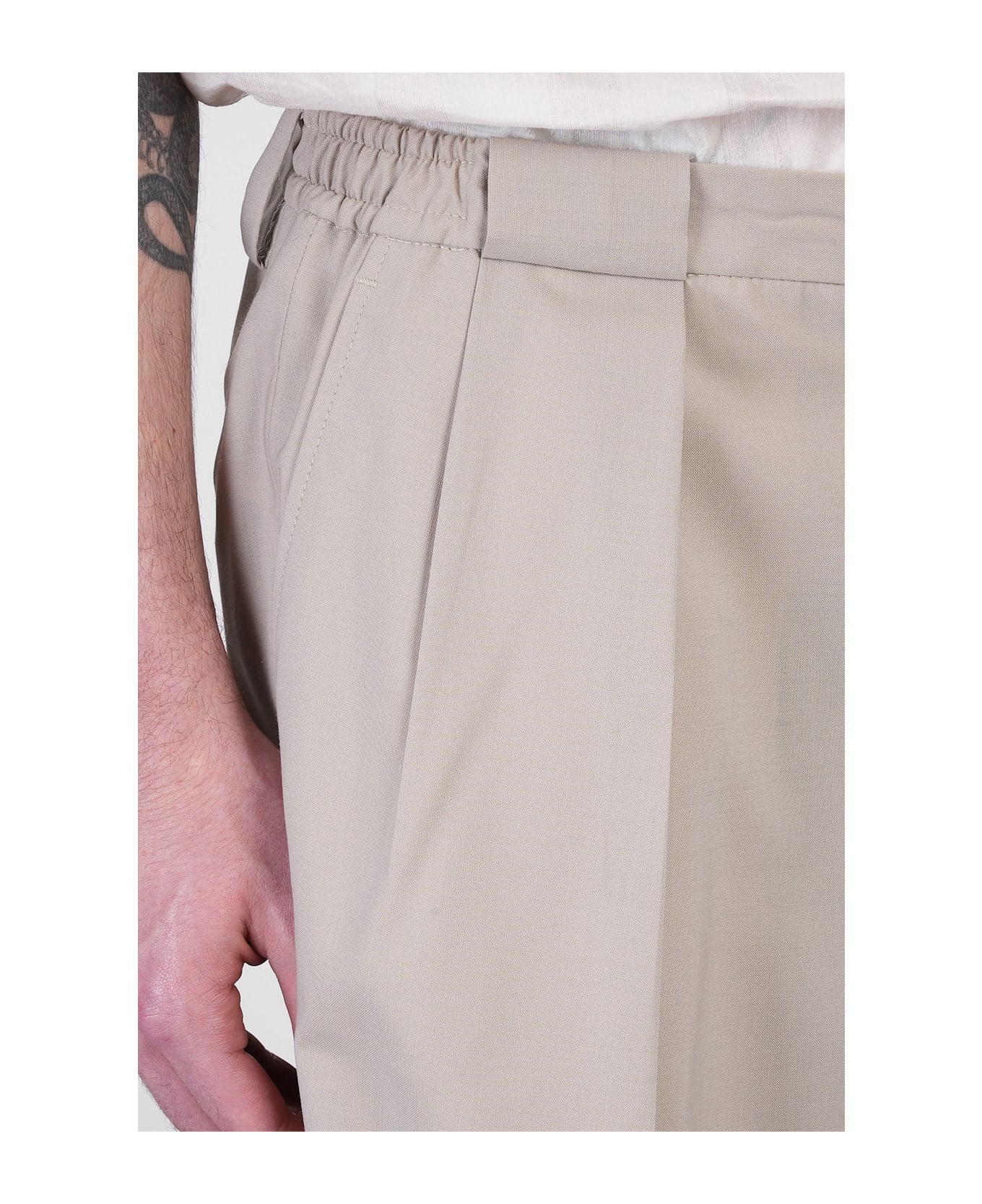Briglia 1949 Colvilles Shorts In Taupe Wool - taupe