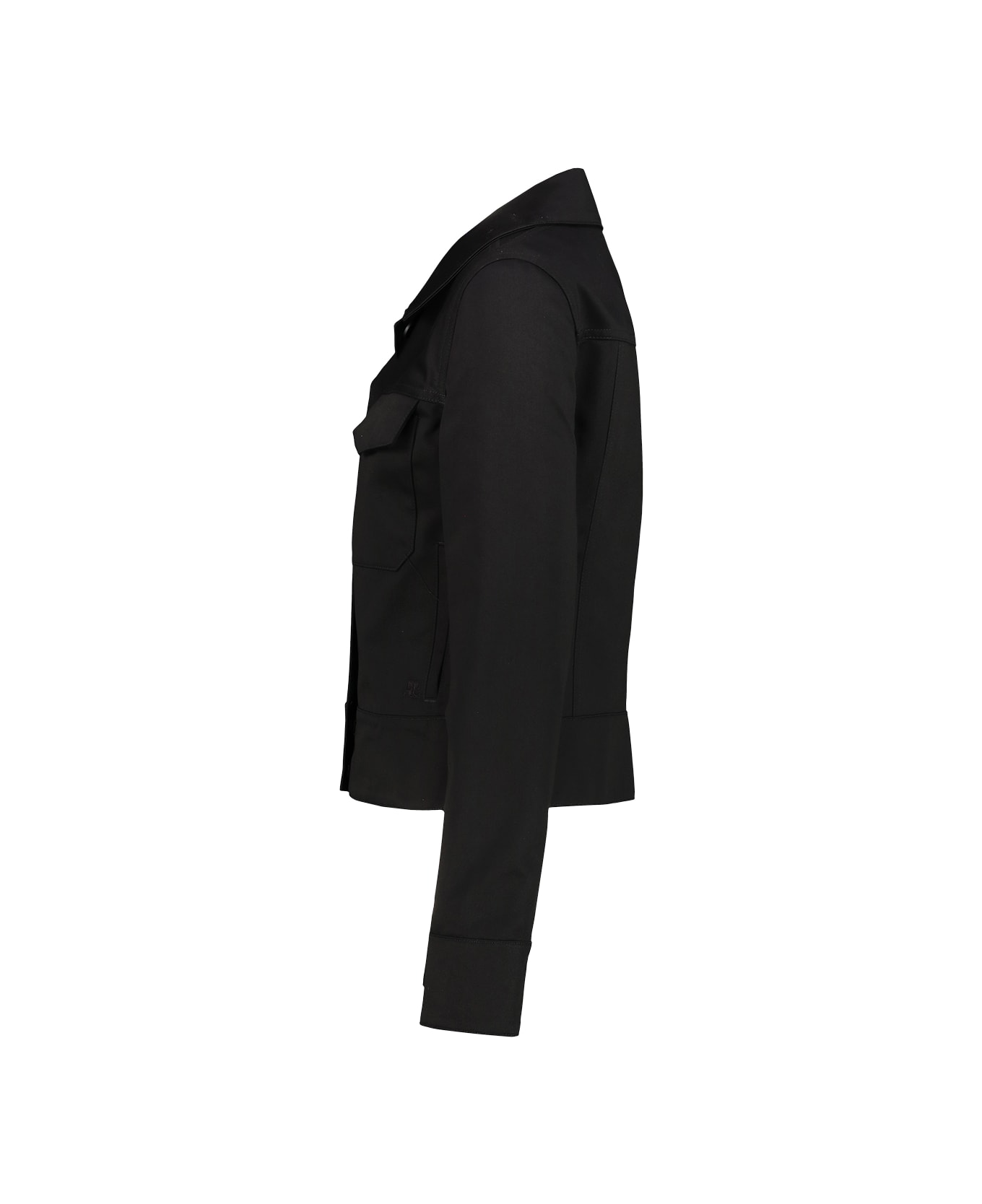 Courrèges Polycotton Trucker Jacket - Black
